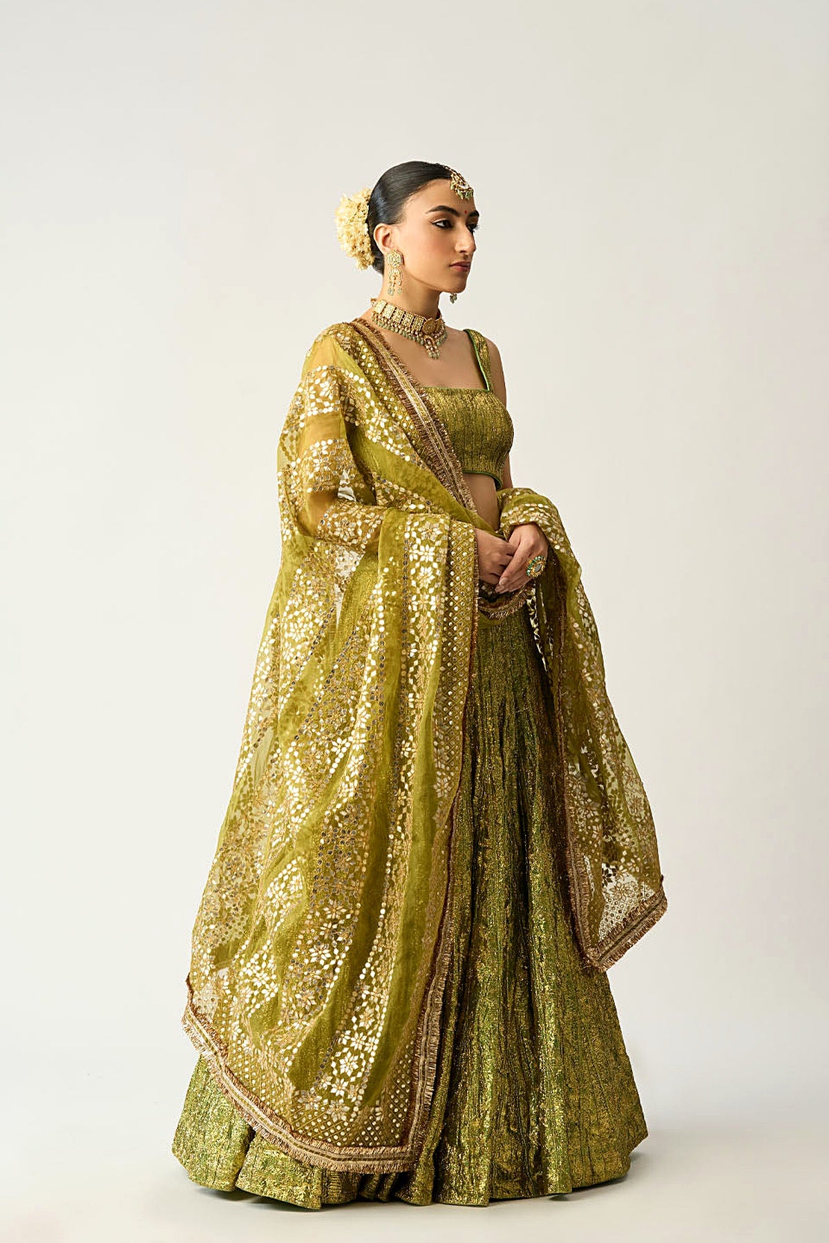 Reshmi Angoori Lehenga Set