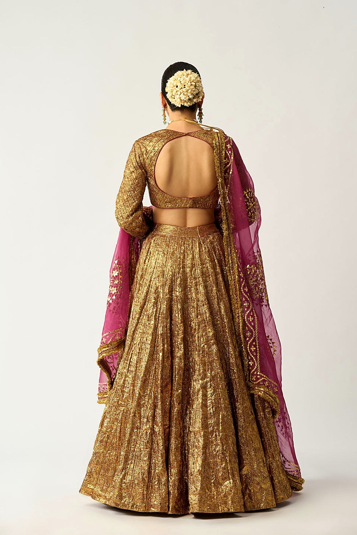 Ira Mehroon Lehenga Set
