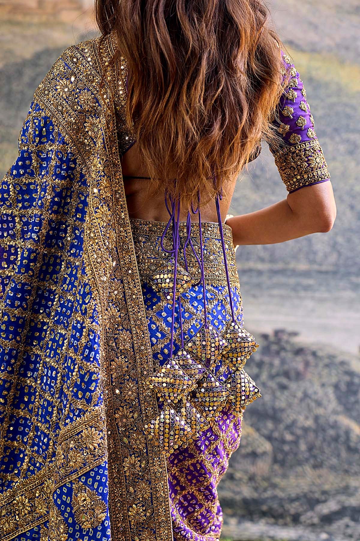 Advay Ombre Saree Set