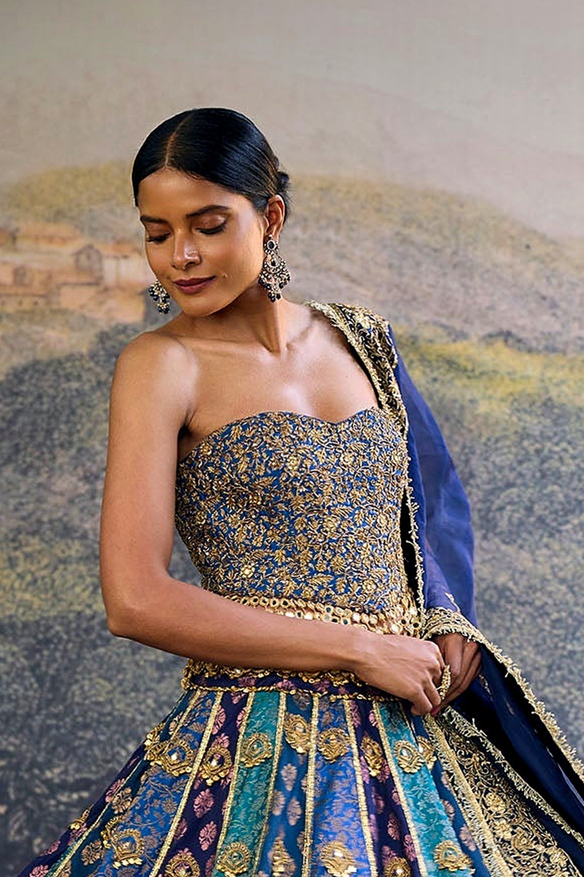 Neelratna Brocade Lehenga Set