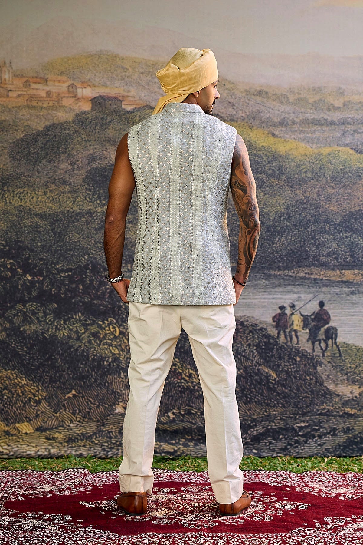 Zoravar Chikankari Bandi Set-A