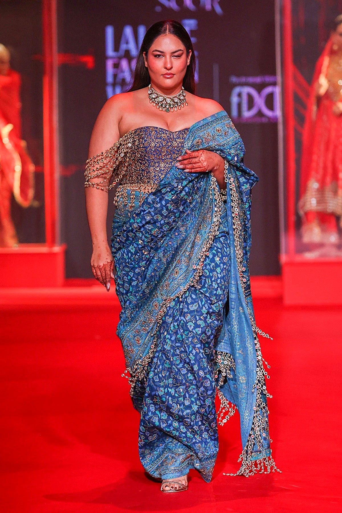 Neelambari Saree Set