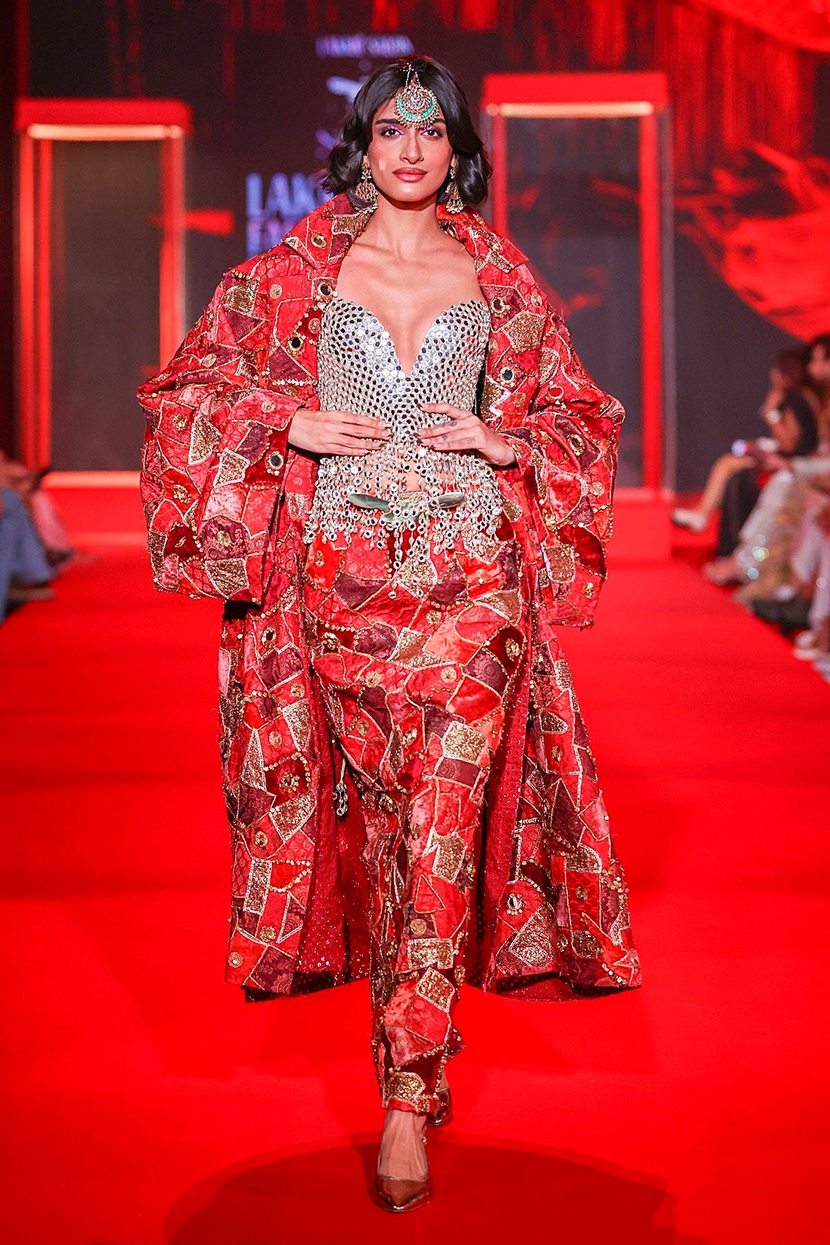 Vilasini Jacket and Skirt Set