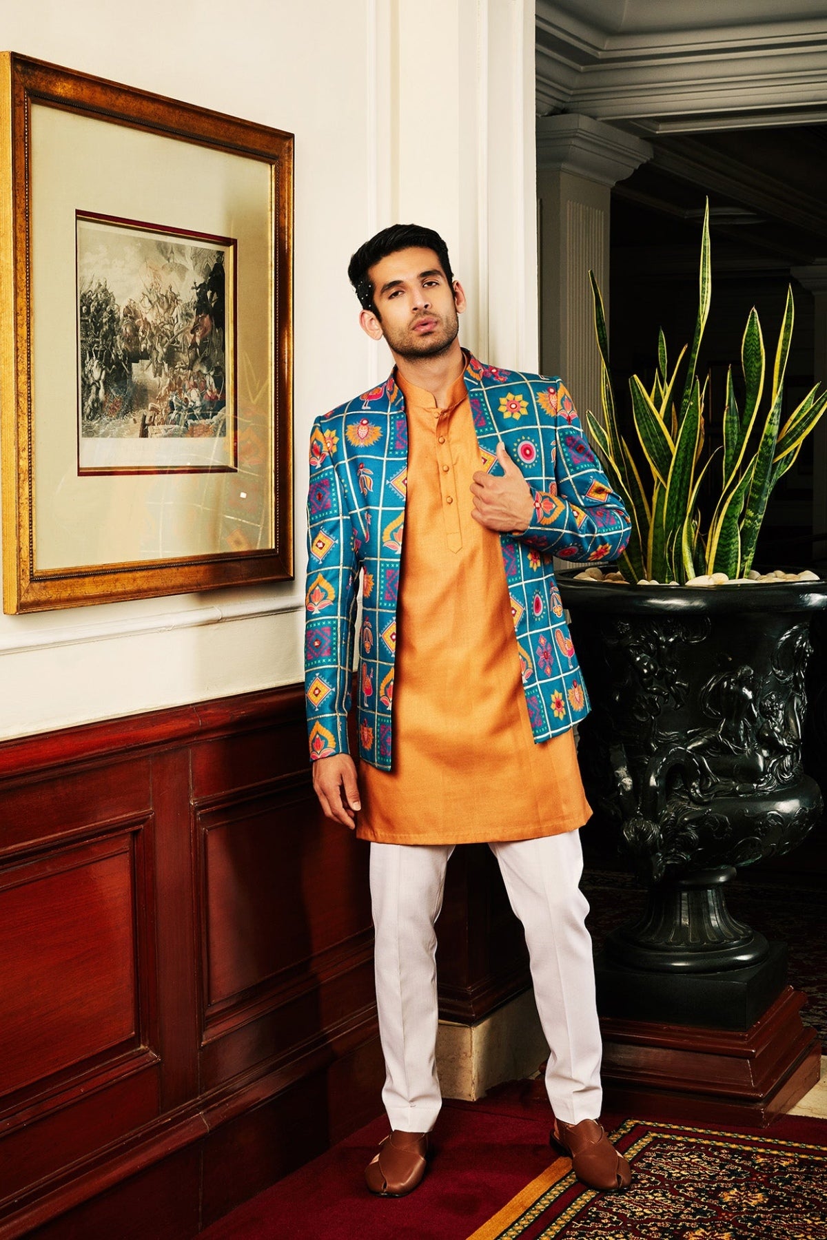 Isad Kurta and Jacket Set