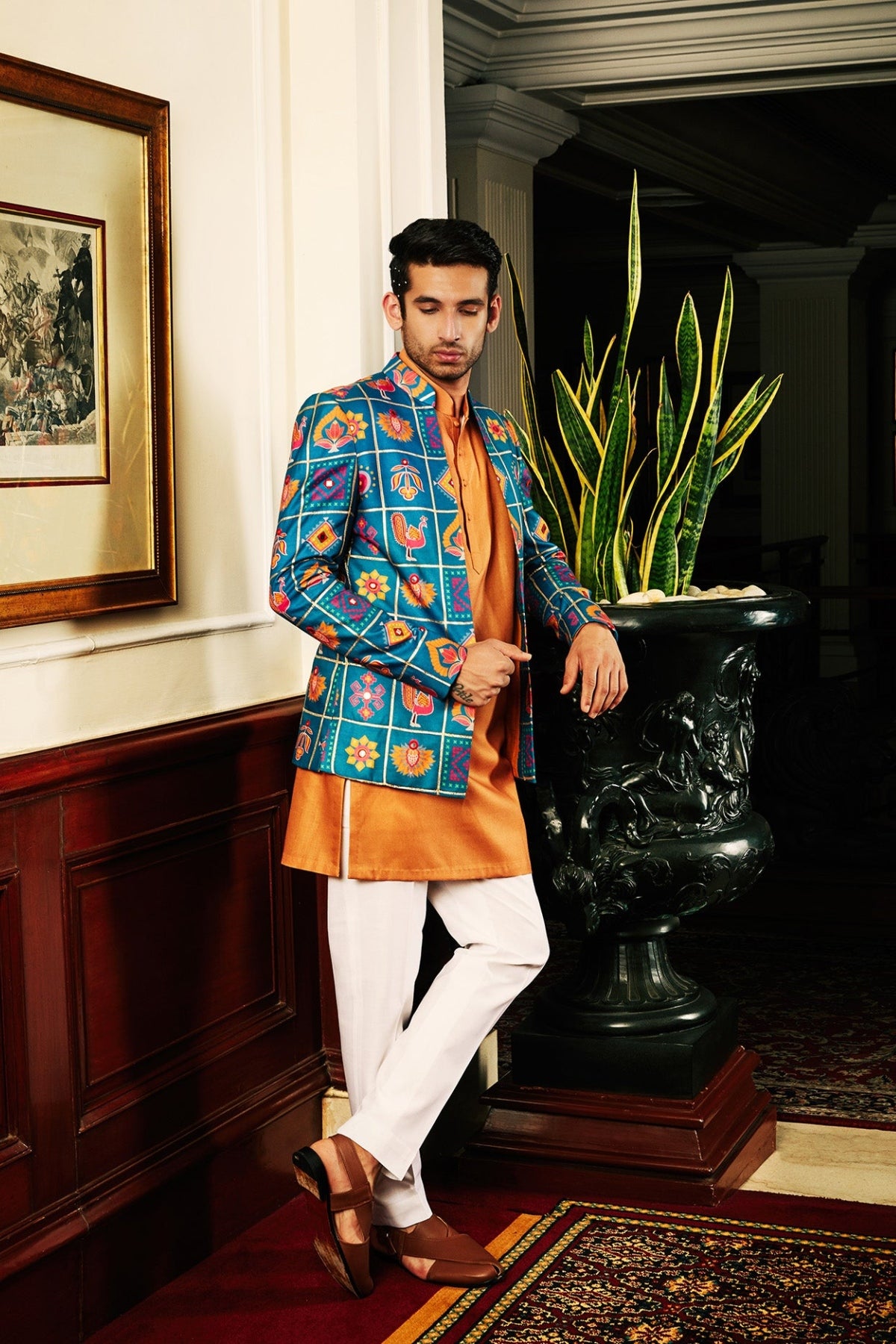 Isad Kurta and Jacket Set