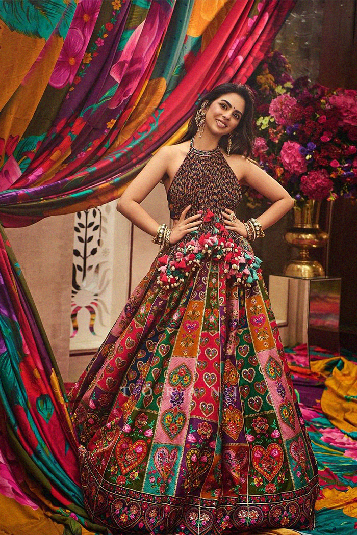 Isha Ambani In Our Custom Dil-Rang Jharonka Lehenga Set