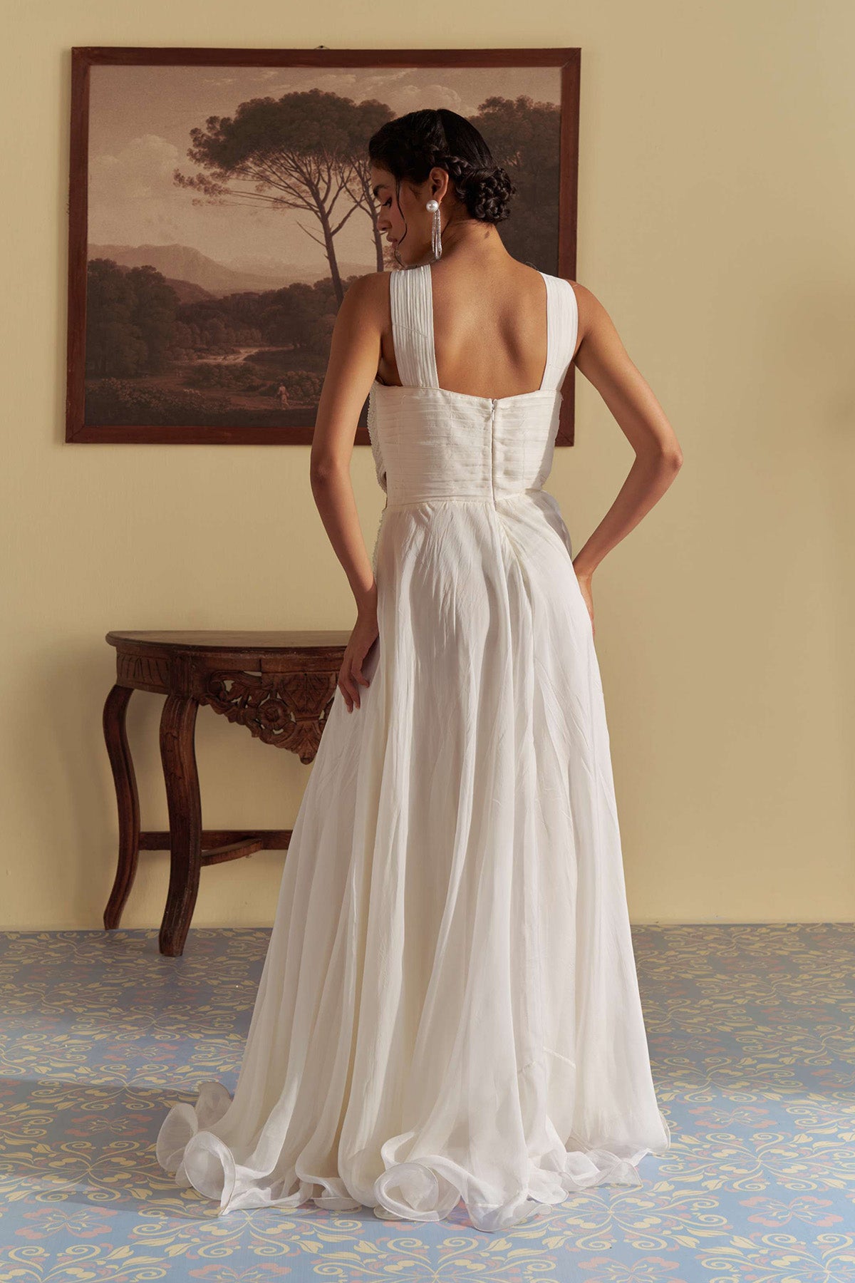 Akasa in Ivory Reverie gown