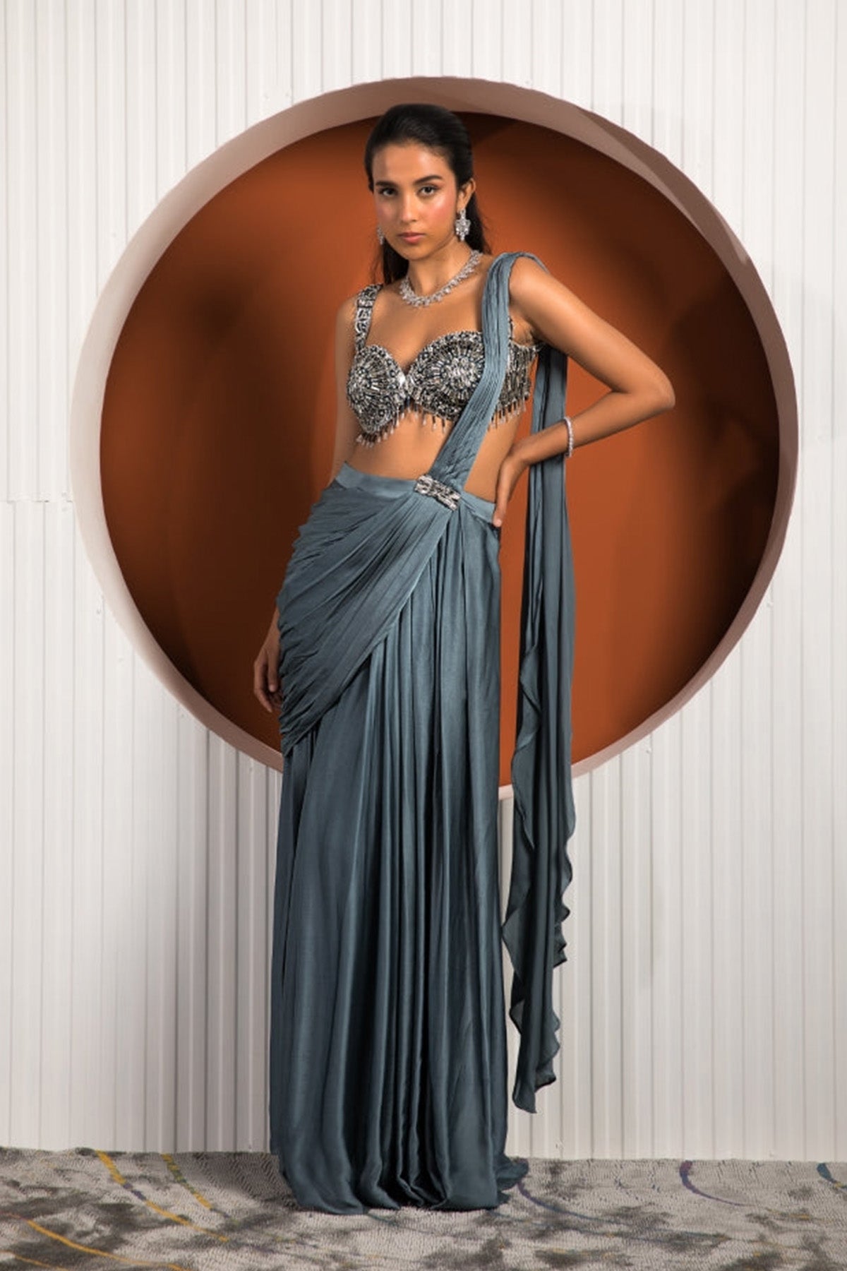 Jade Saree