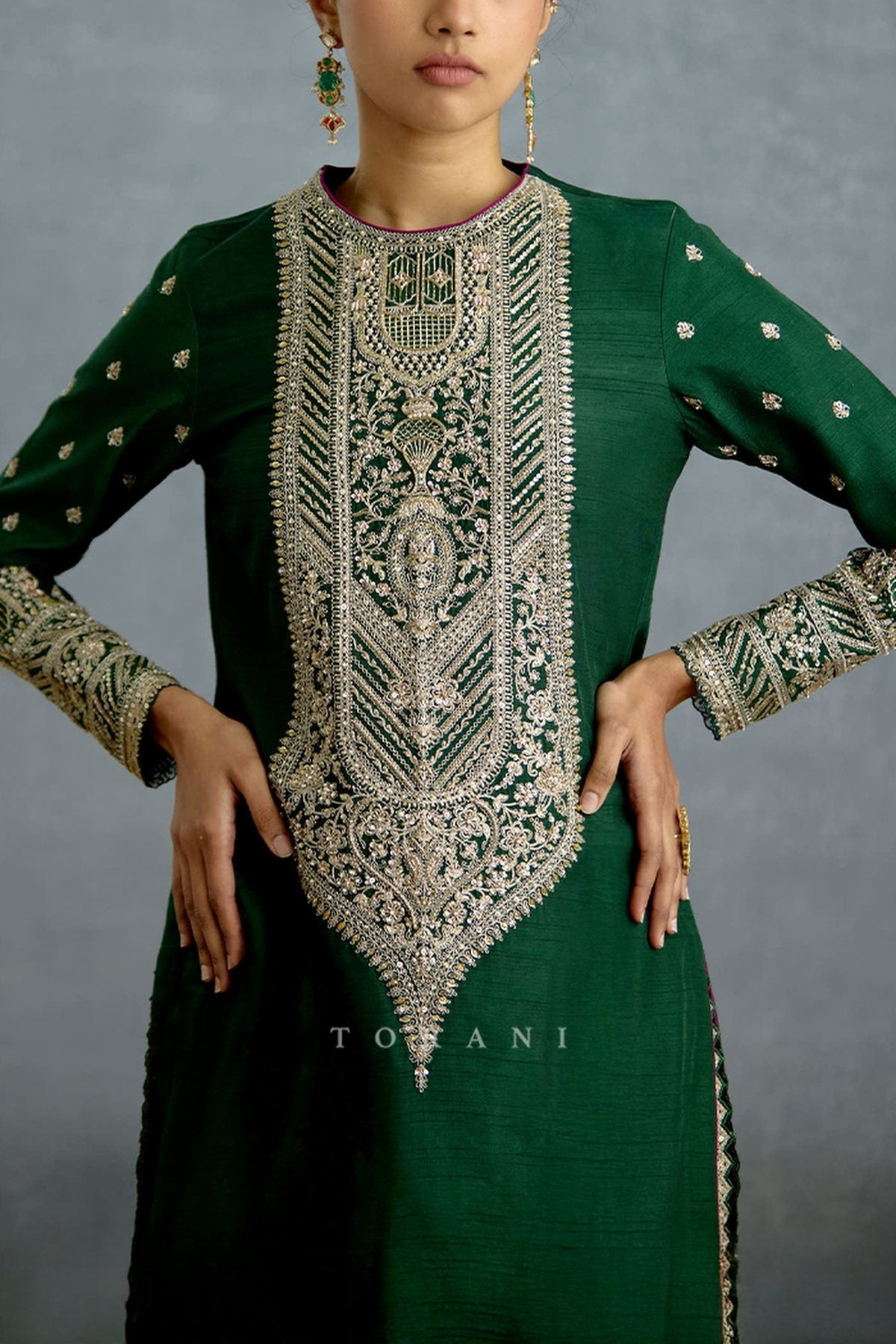 Jamuni Zamrud Sharara Set