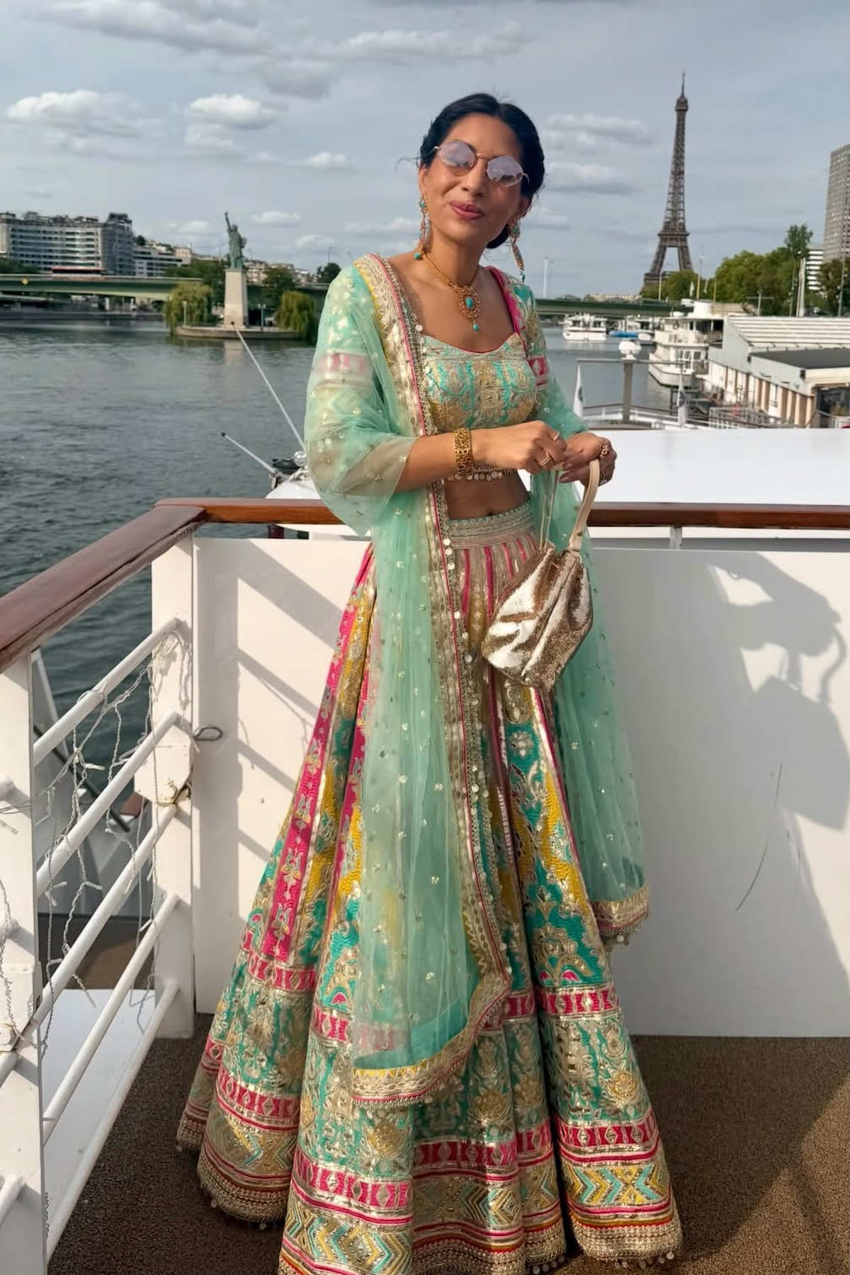 Sana Raheem in Jannat Lehenga Set