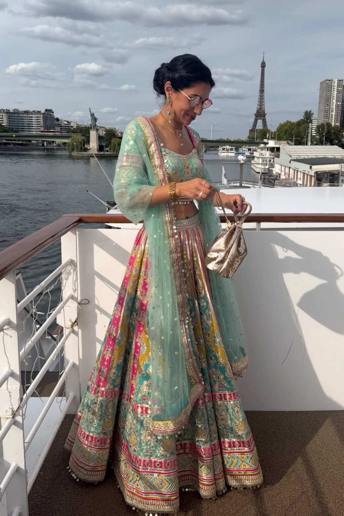 Sana Raheem in Jannat Lehenga Set