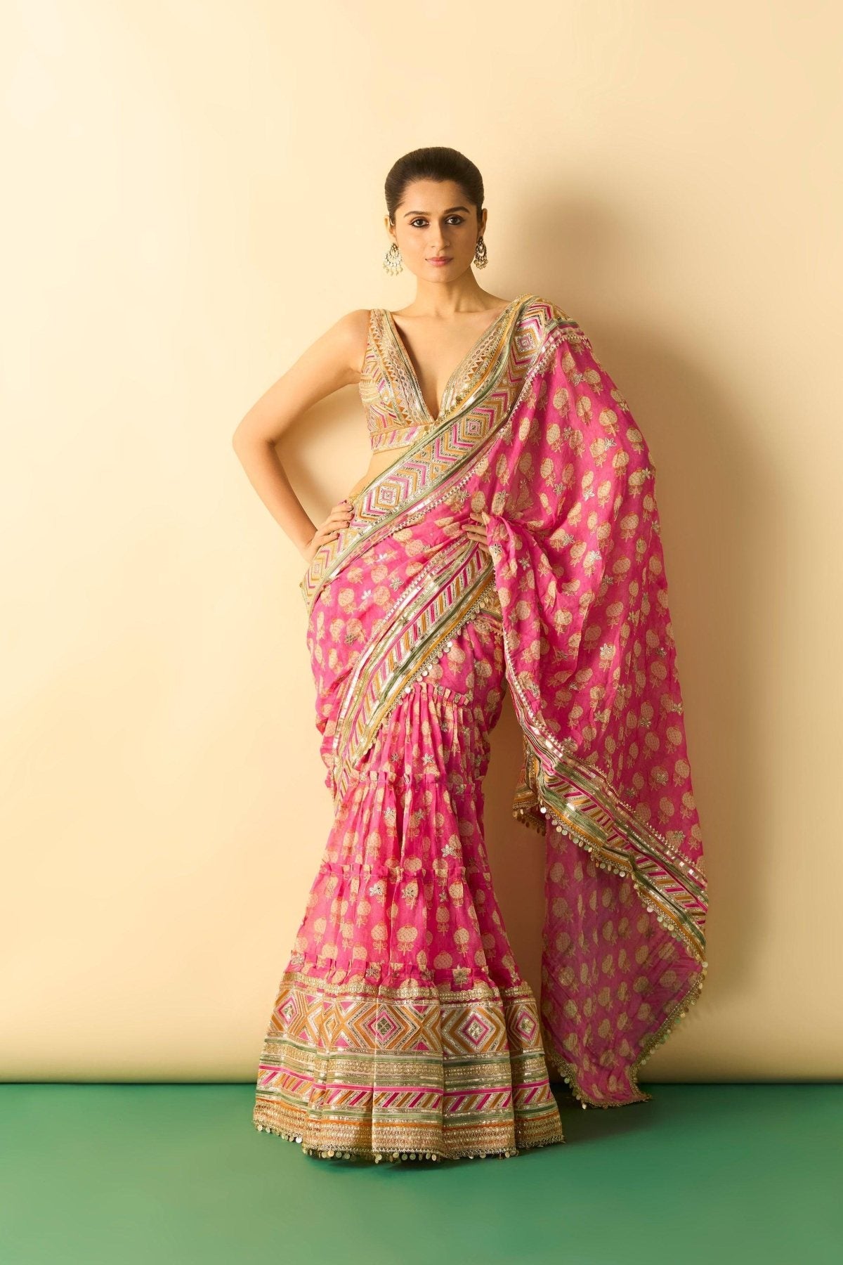 Jasleen Saree Set
