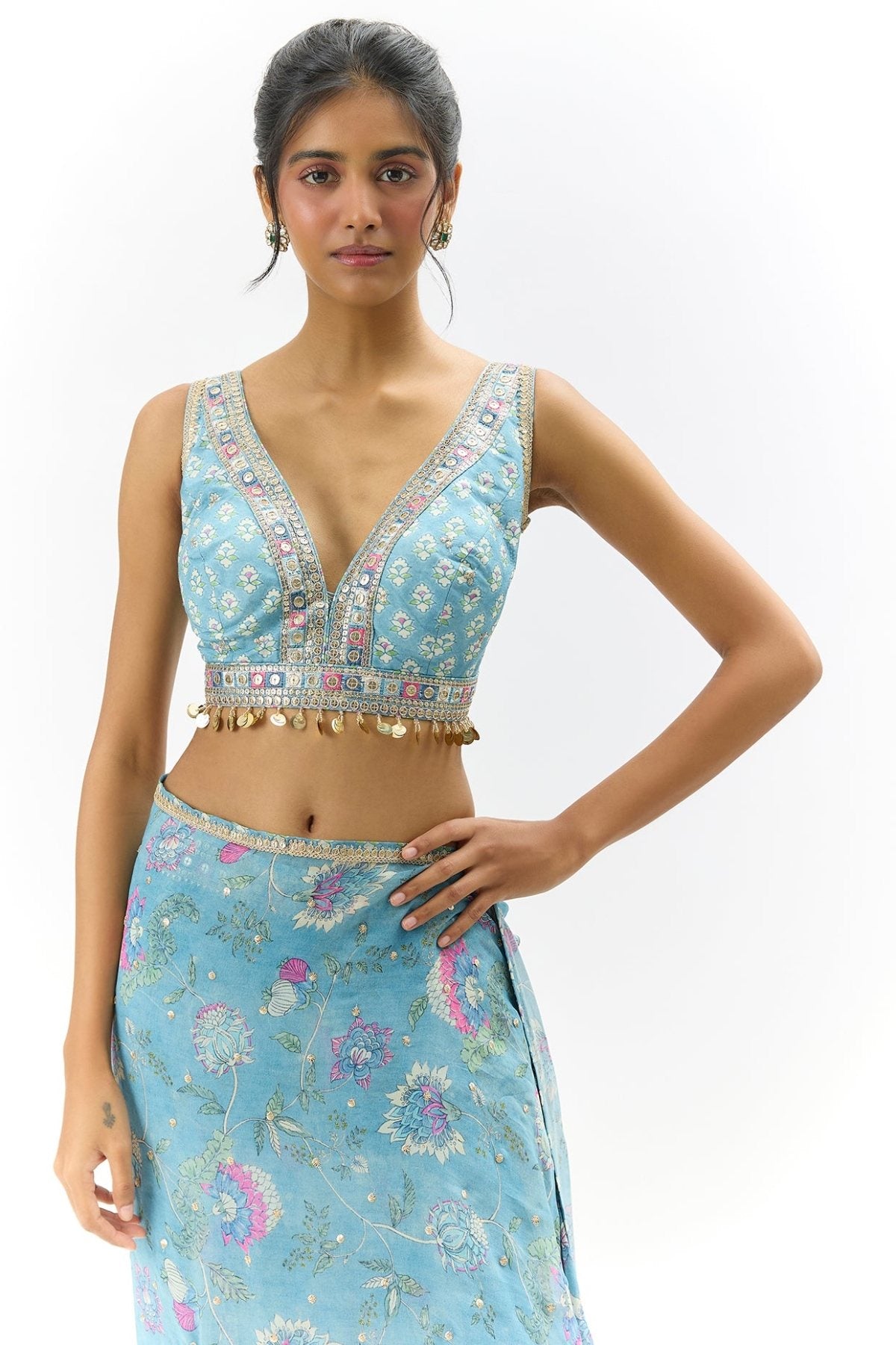 Jenisha Saree Set