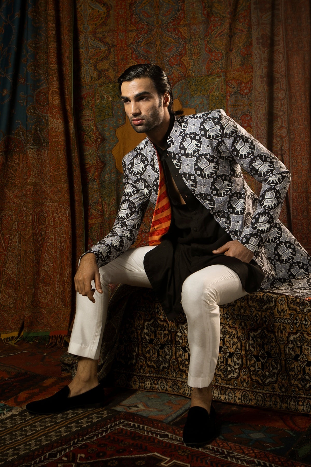 Juloos Achkan With Pants