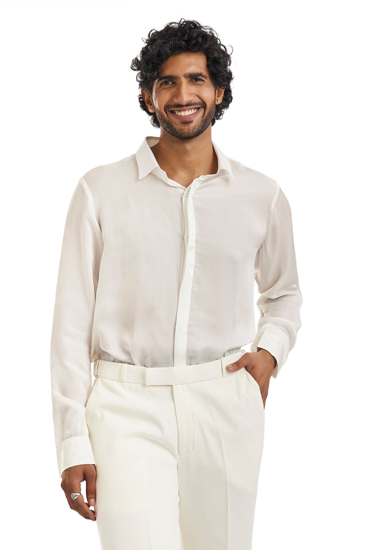 White Embroidered Bomber Jacket Set