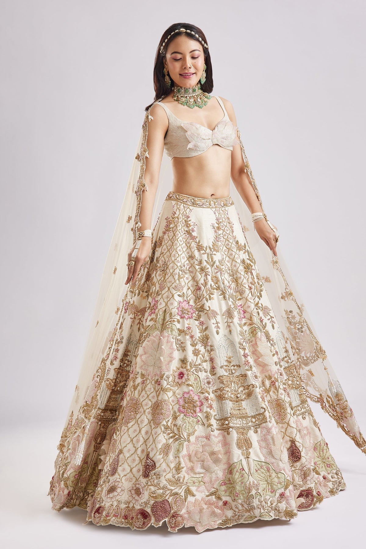 The Regal Off White Bridal Masterpiece