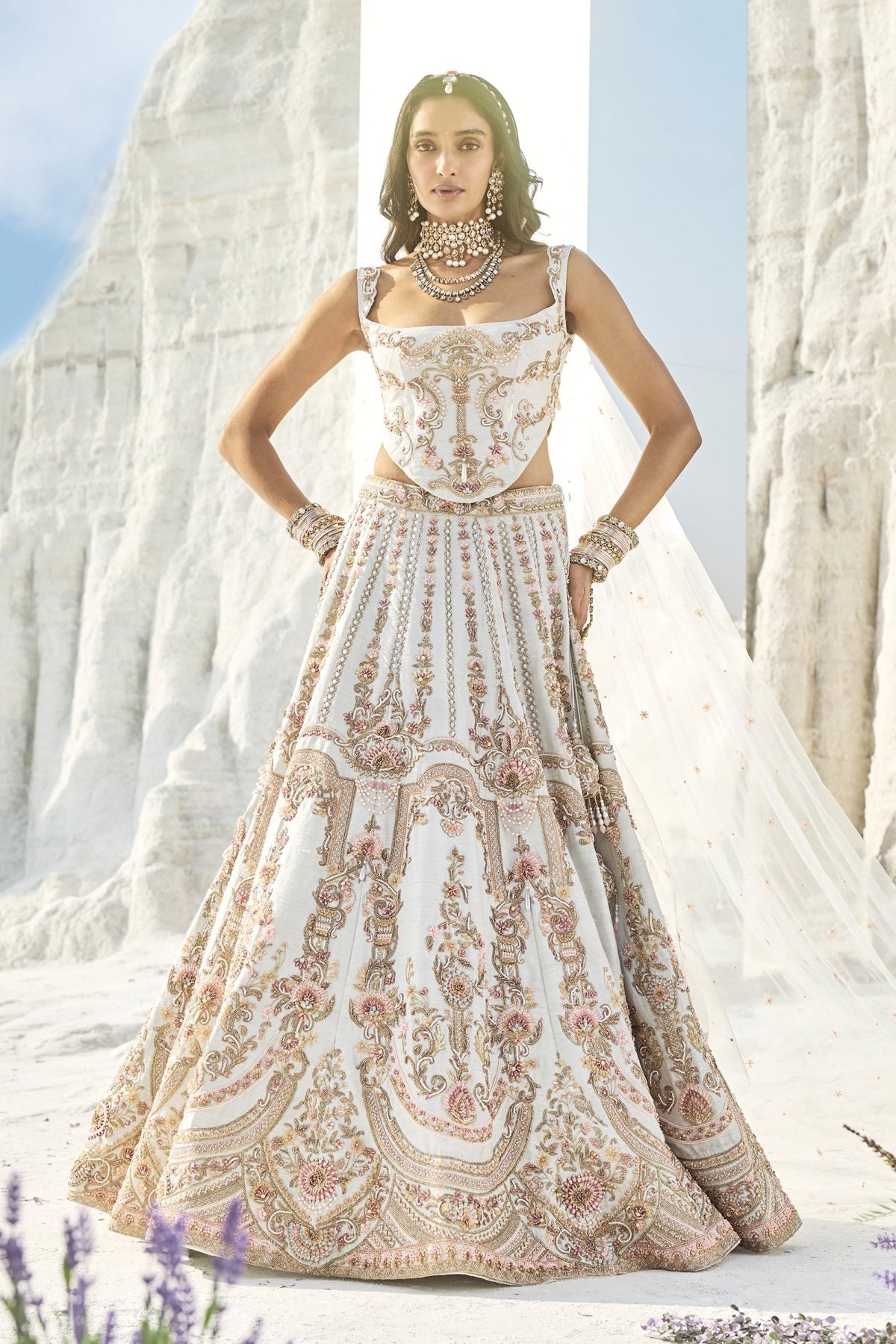 Powder Blue Corset Bridal Vision