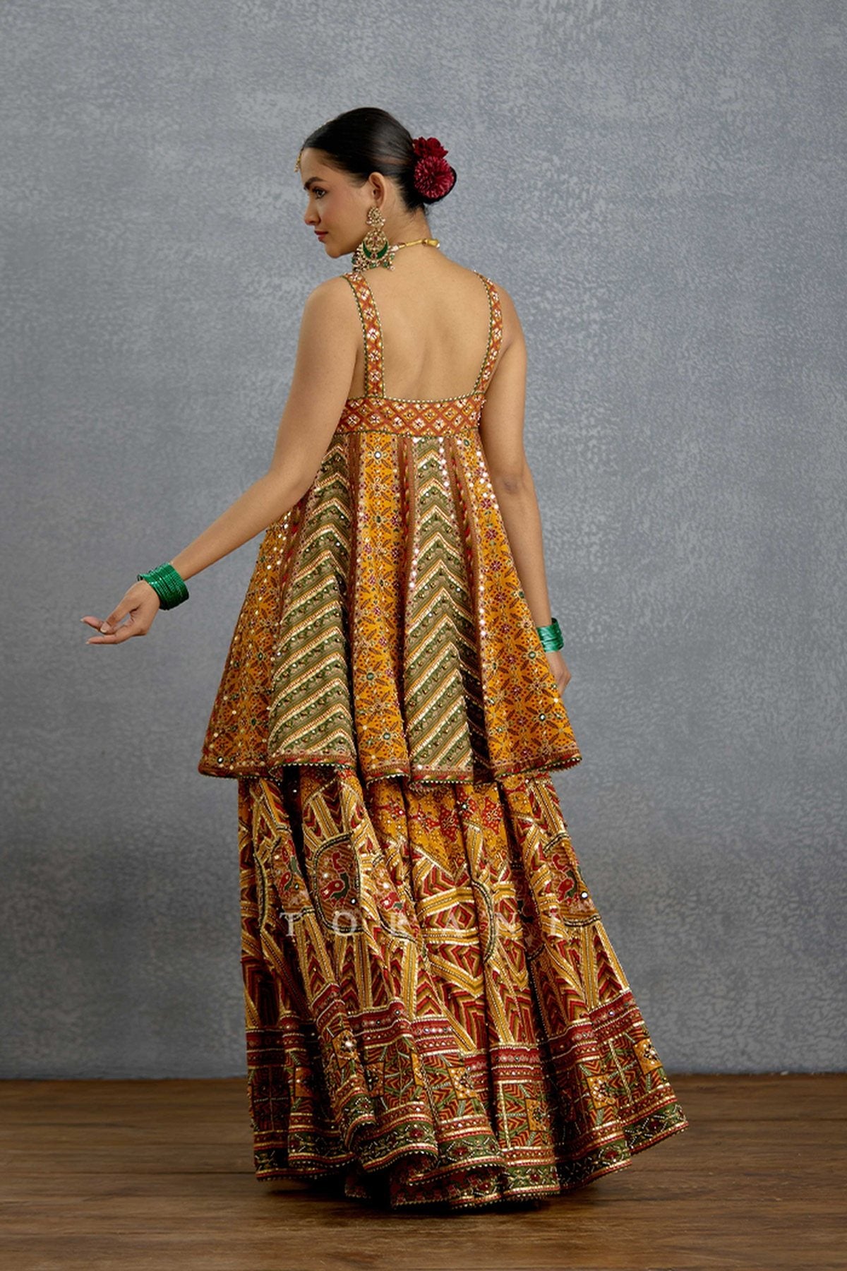 Kanak Patola Sharara Set