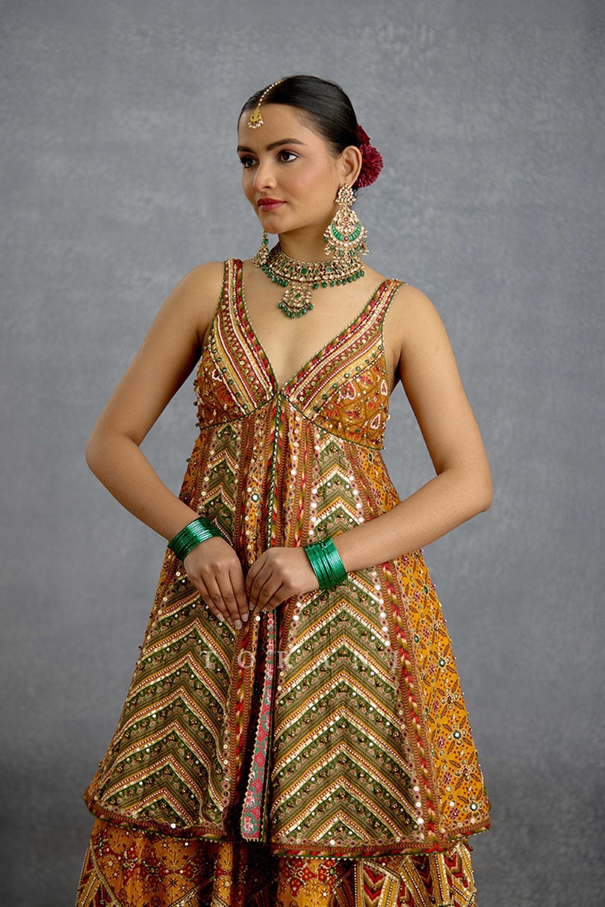 Kanak Patola Sharara Set
