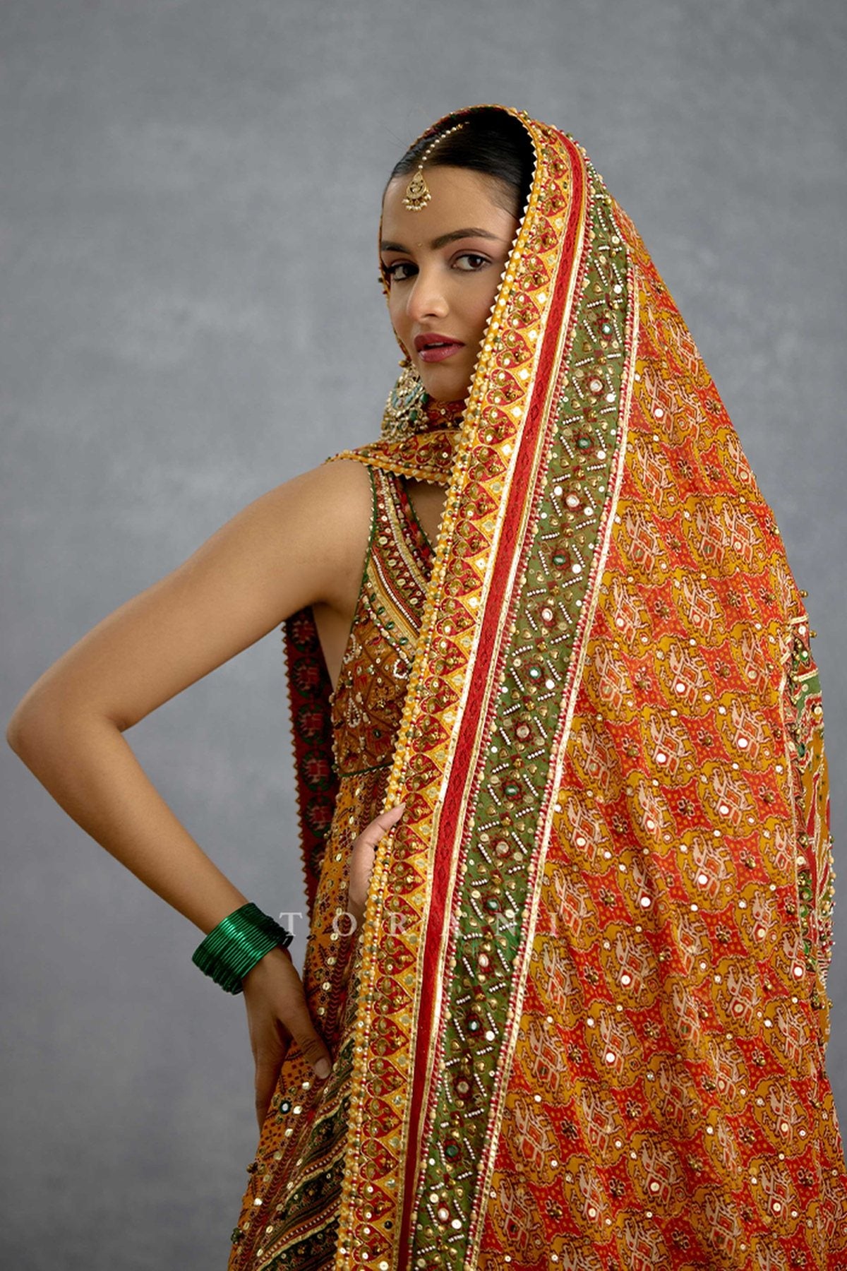 Kanak Patola Sharara Set