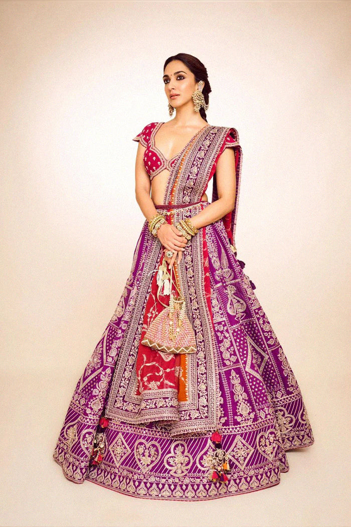 KIARA ADVANI IN OUR Raasleela Shyama Lehenga Choli