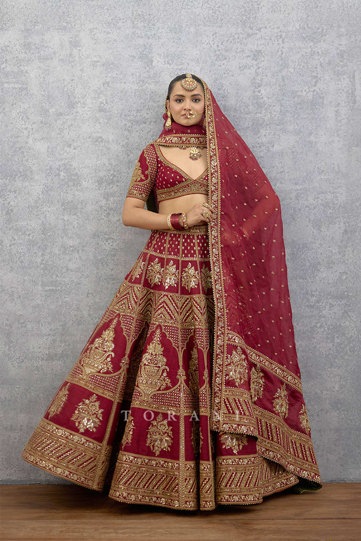 Kumkumi Areej Lehenga Set