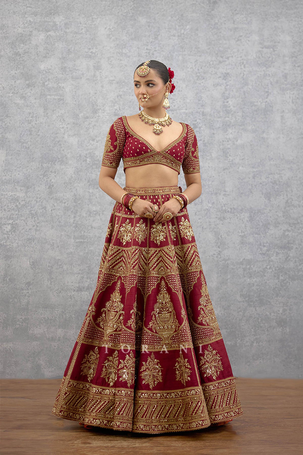 Kumkumi Areej Lehenga Set
