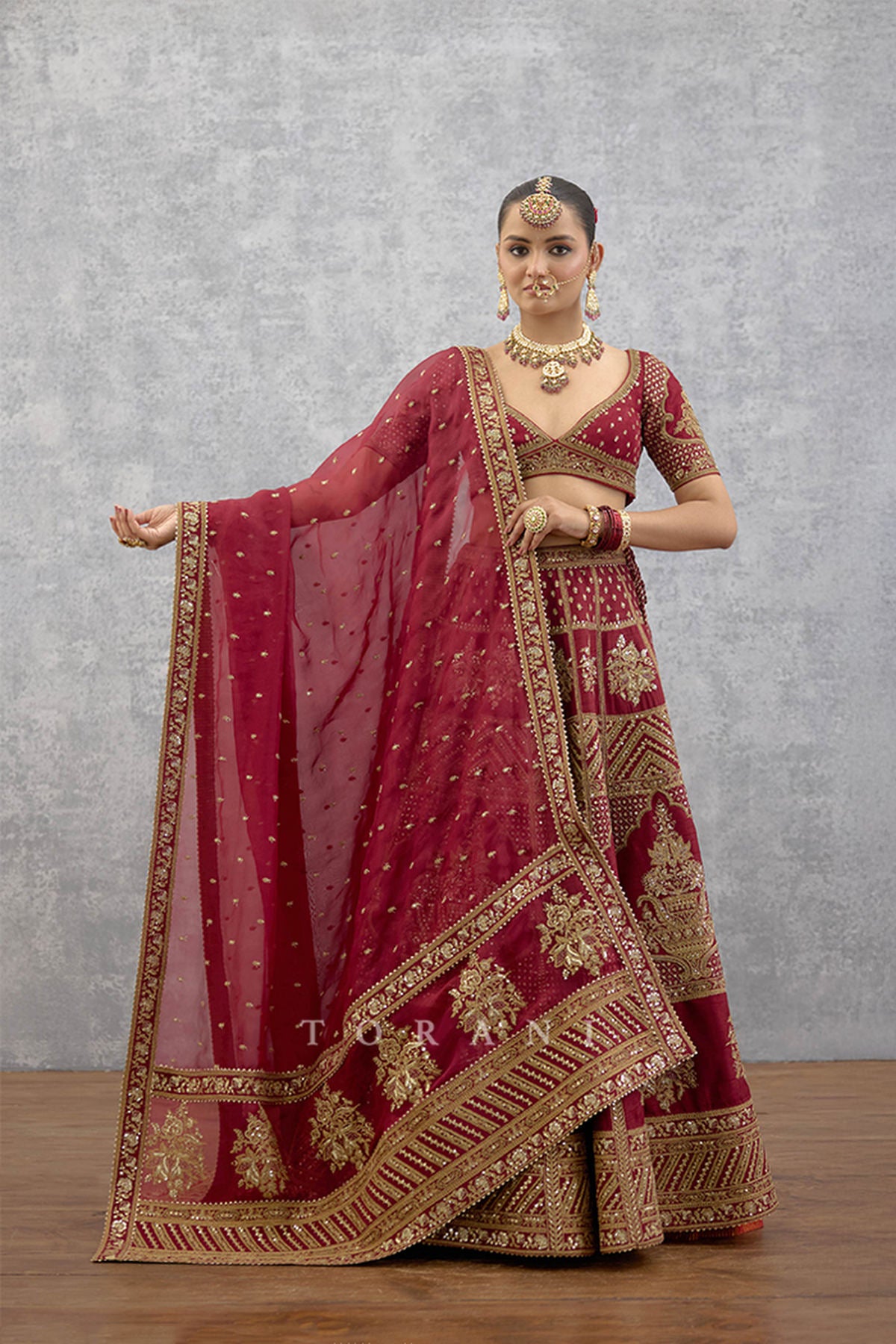 Kumkumi Areej Lehenga Set