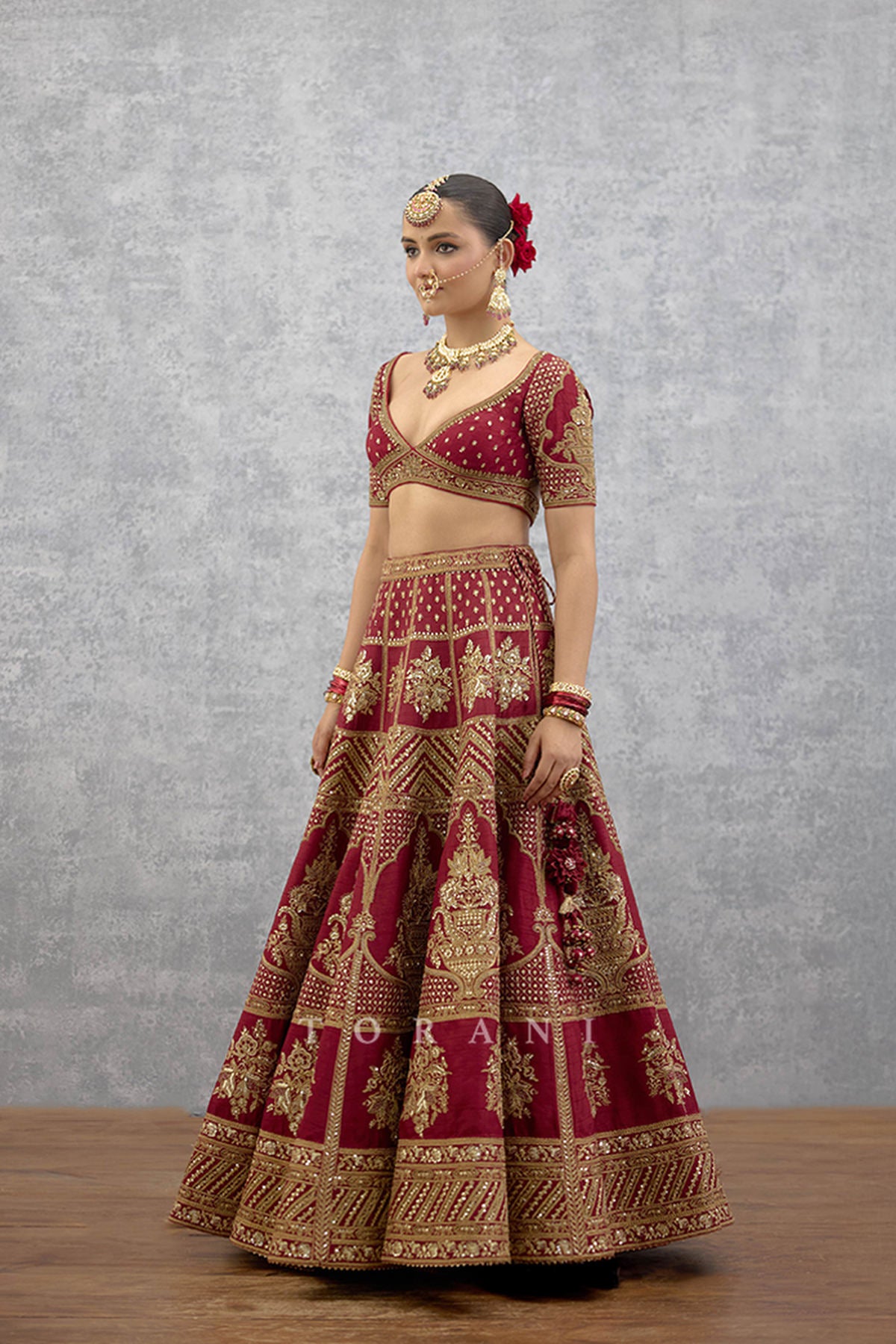 Kumkumi Areej Lehenga Set