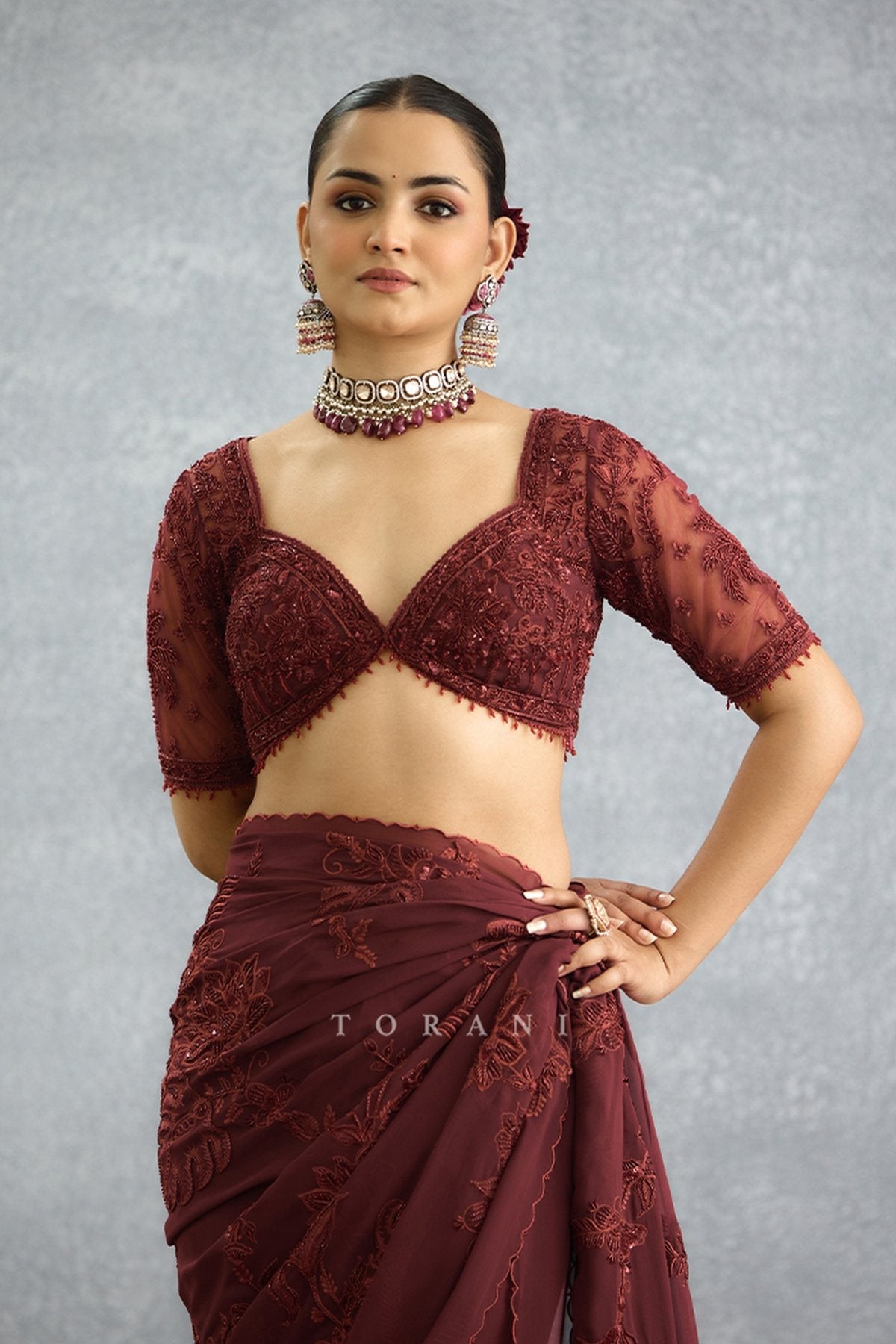 Laalima Pankhuri Blouse