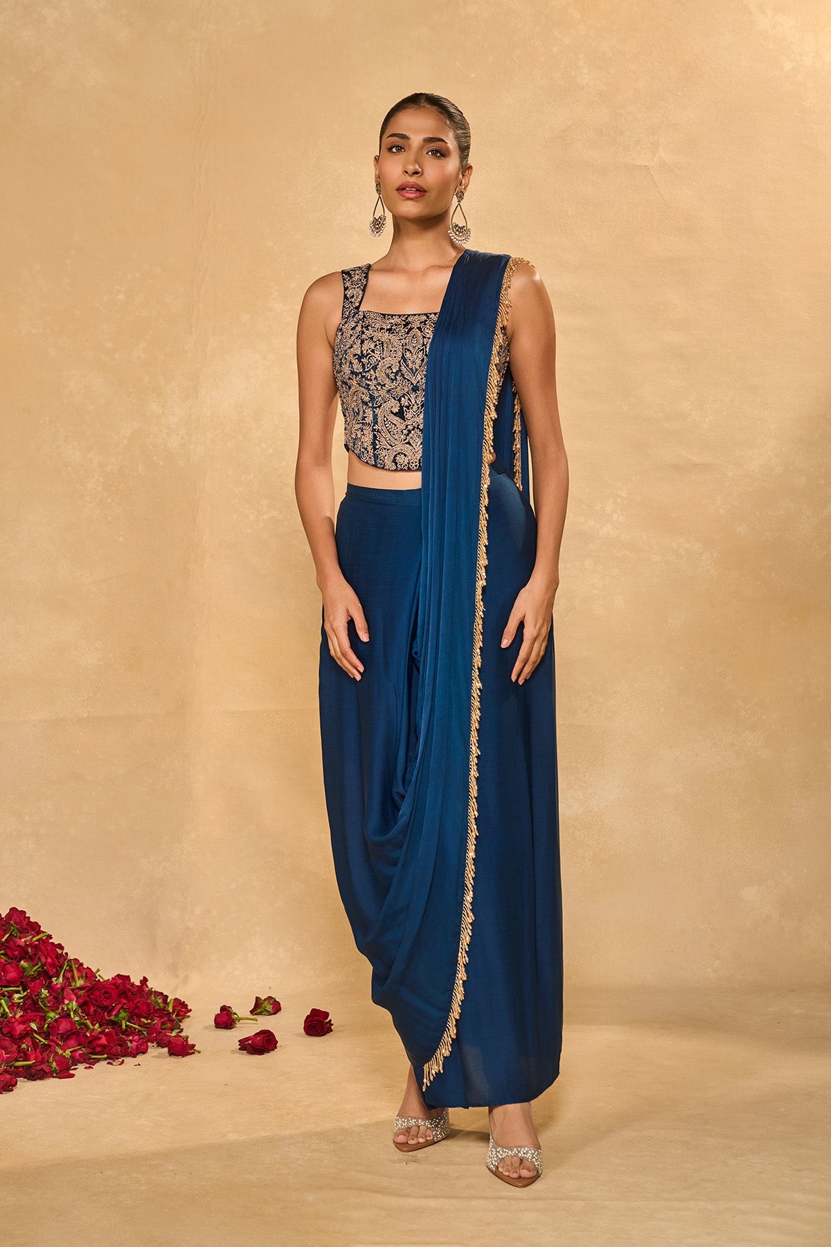 LEKHA SLIT SAREE - Ready To Ship