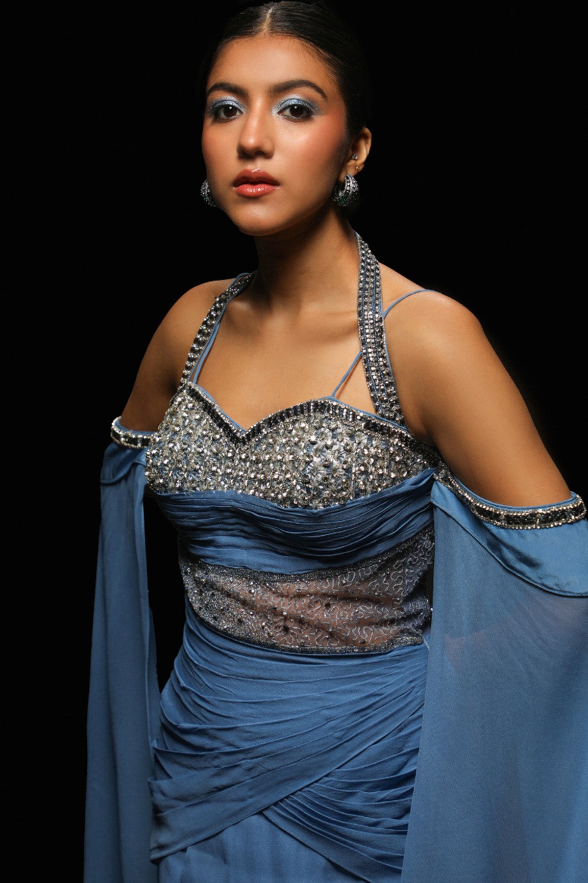 Luminara Drape Gown
