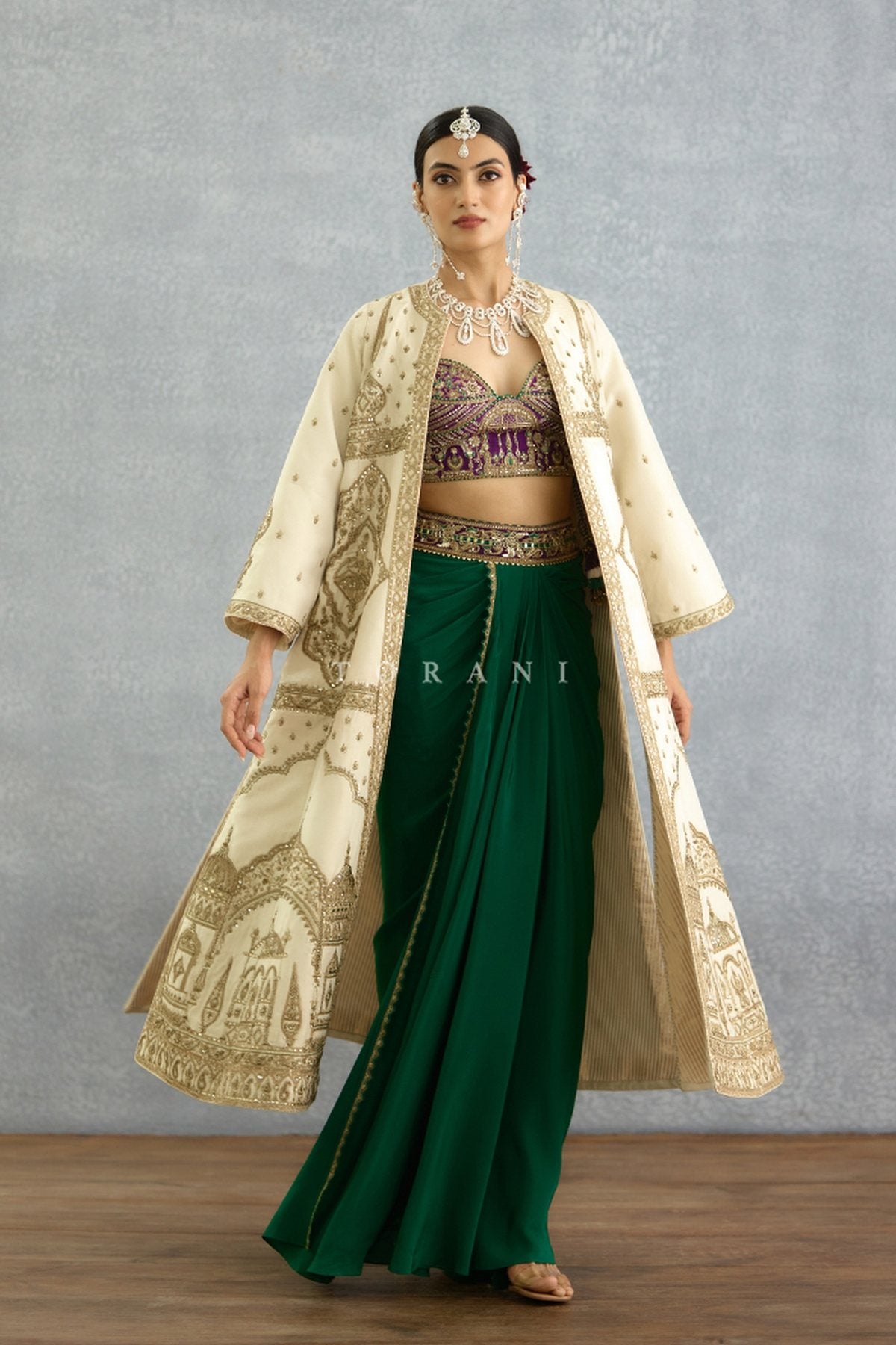 Maahe Fazeena Jacket Set