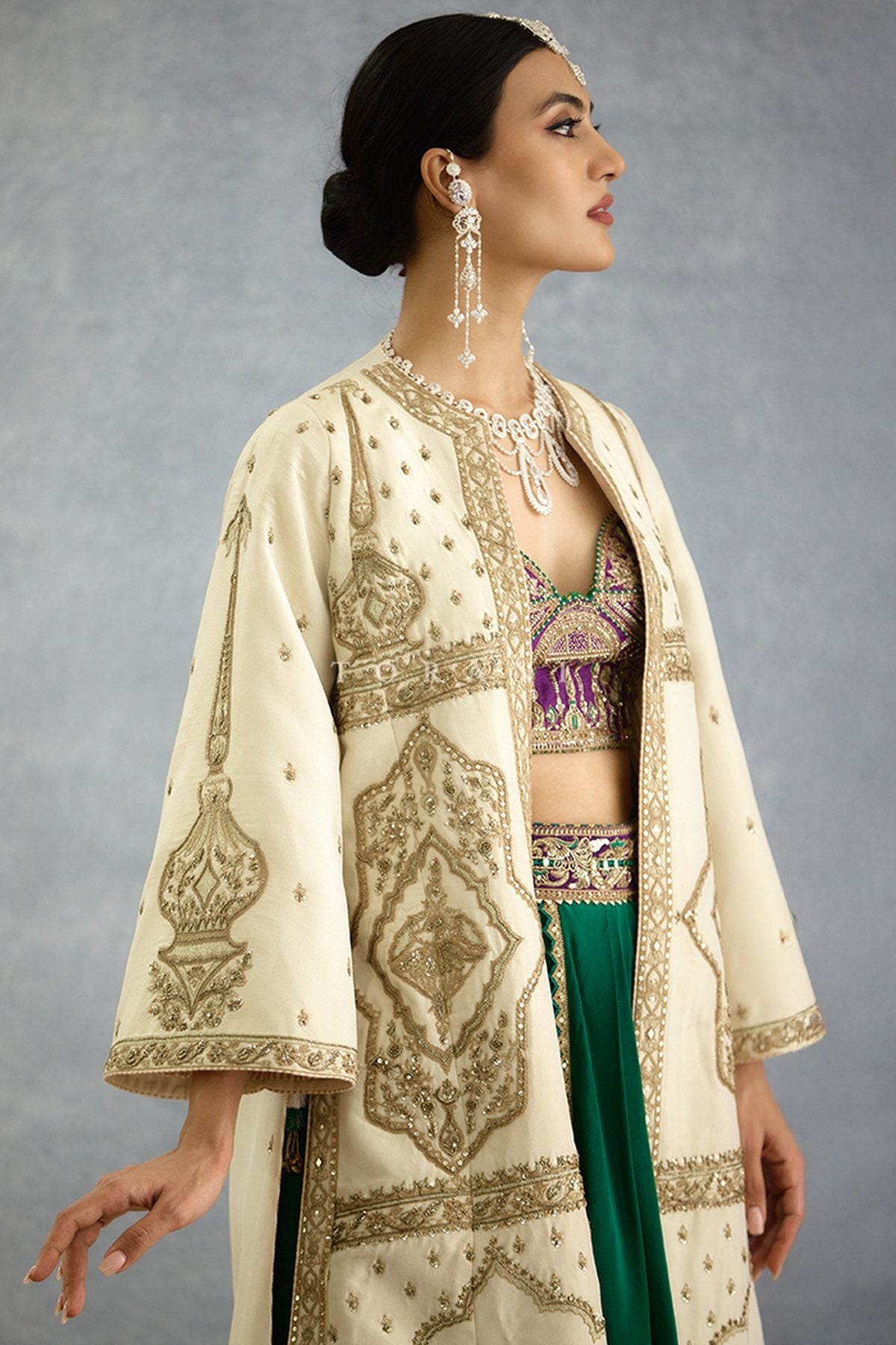 Maahe Fazeena Jacket Set