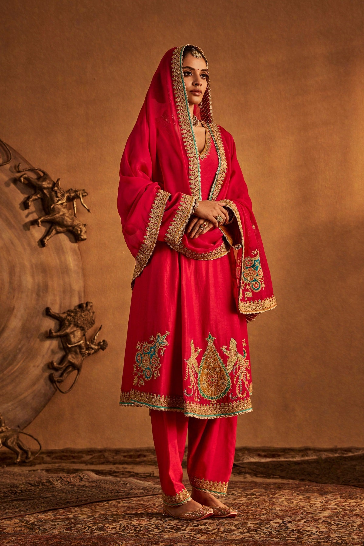 Rani Pink Kurta Set