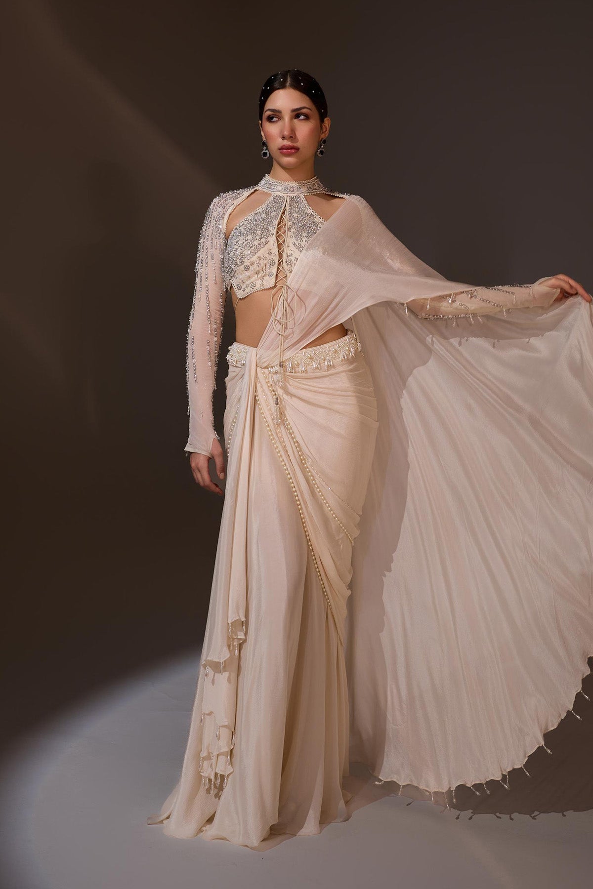 Magnolia Drape Saree
