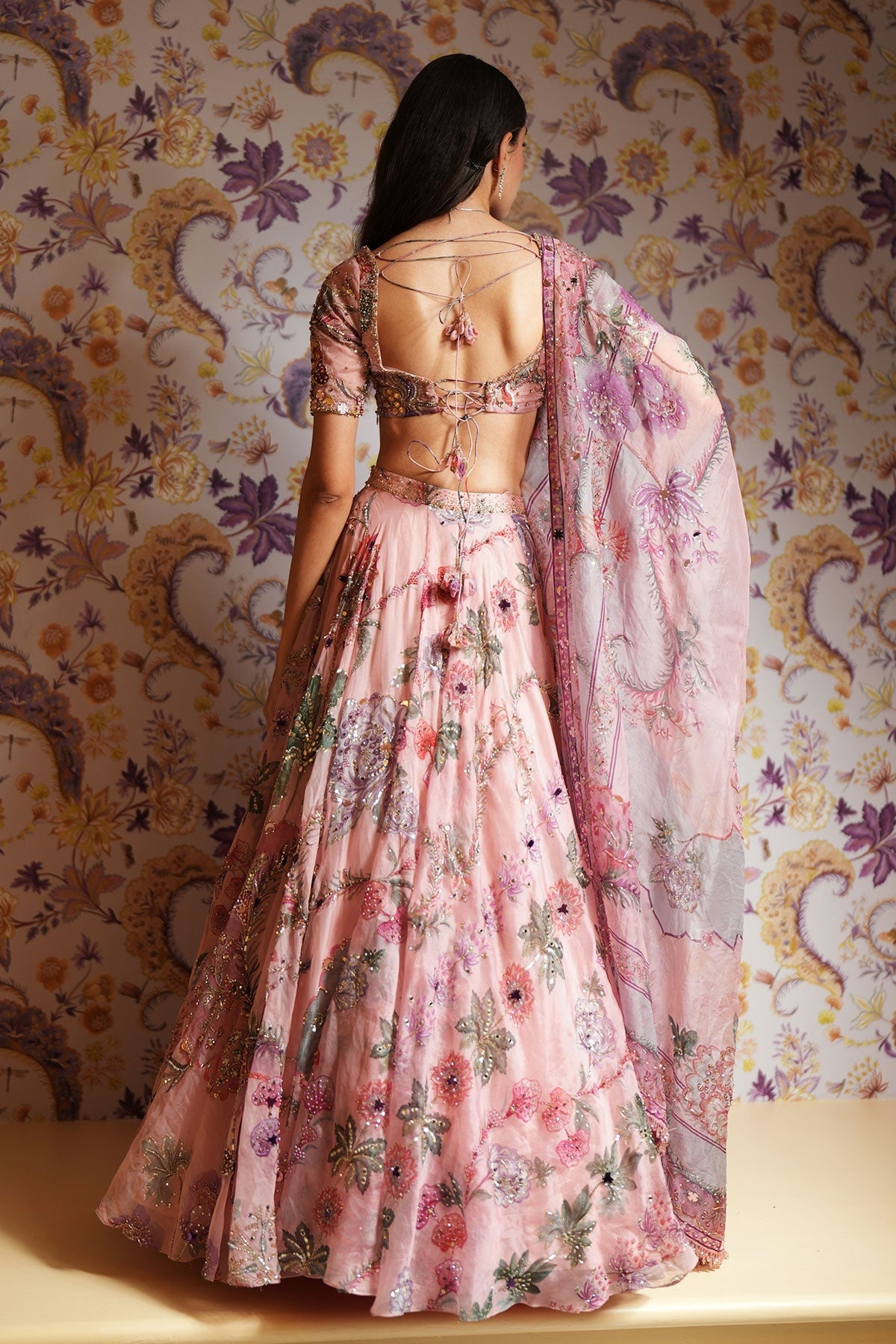 Samaira Hand Embroidered Lehenga Set