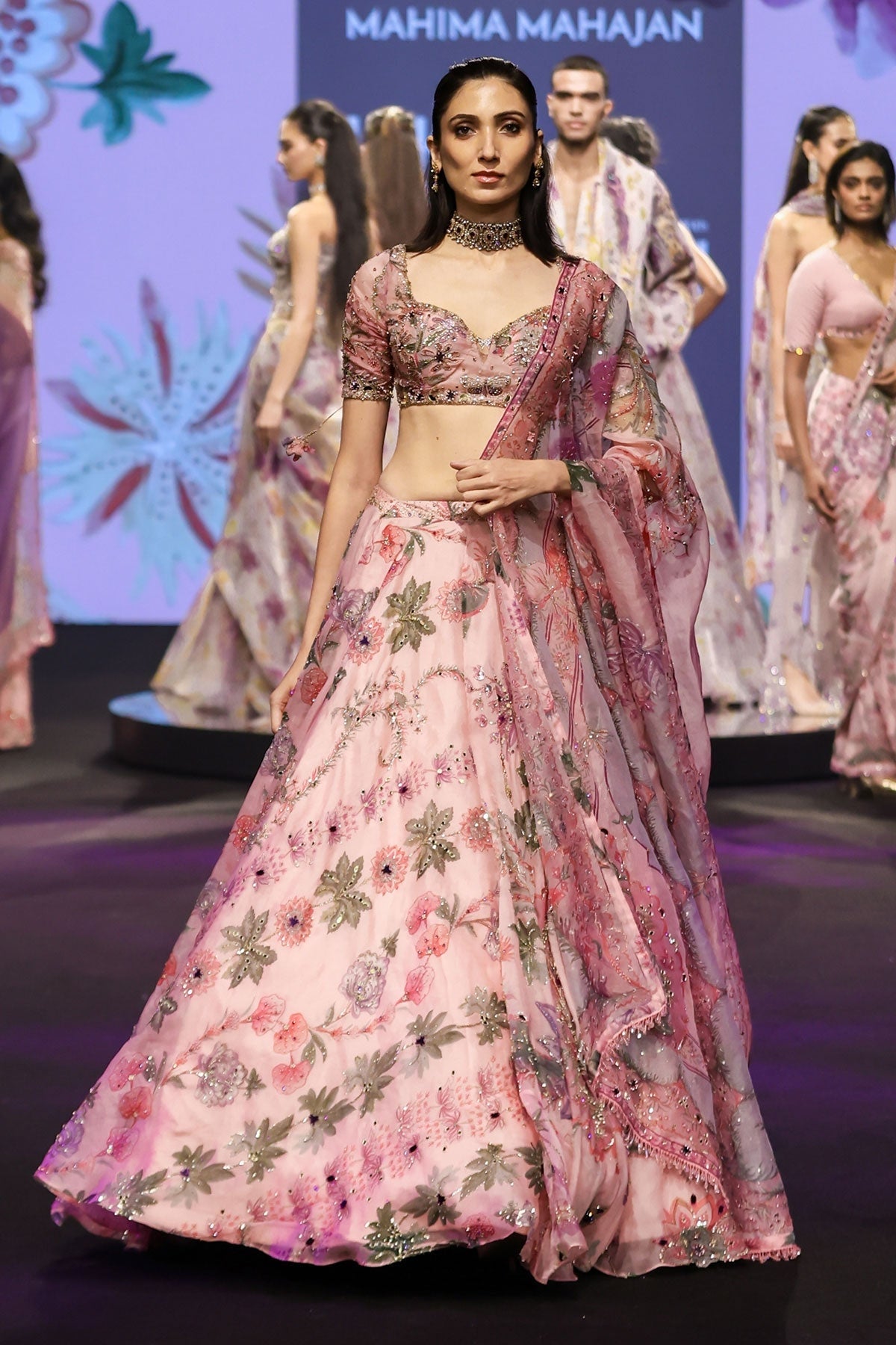 Samaira Hand Embroidered Lehenga Set