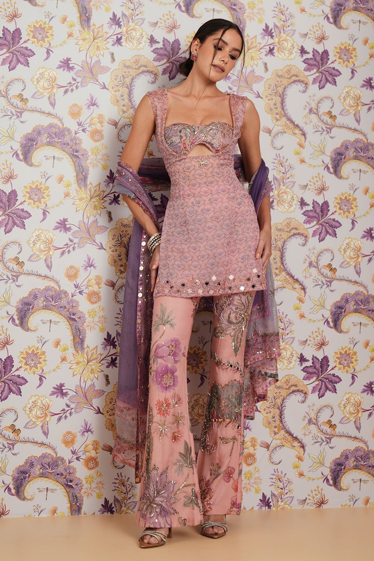 Isra Grace Embroidered Suit Set