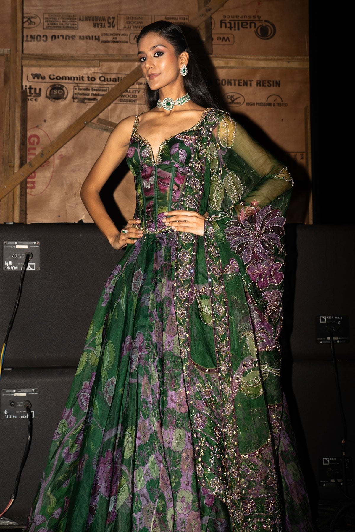 Busra Floral Lehenga Set