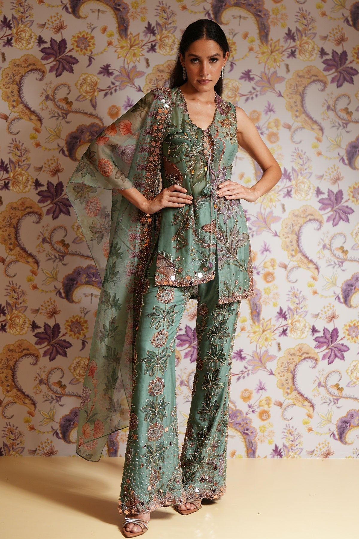 Sania Hand Embroidered Kurta Set