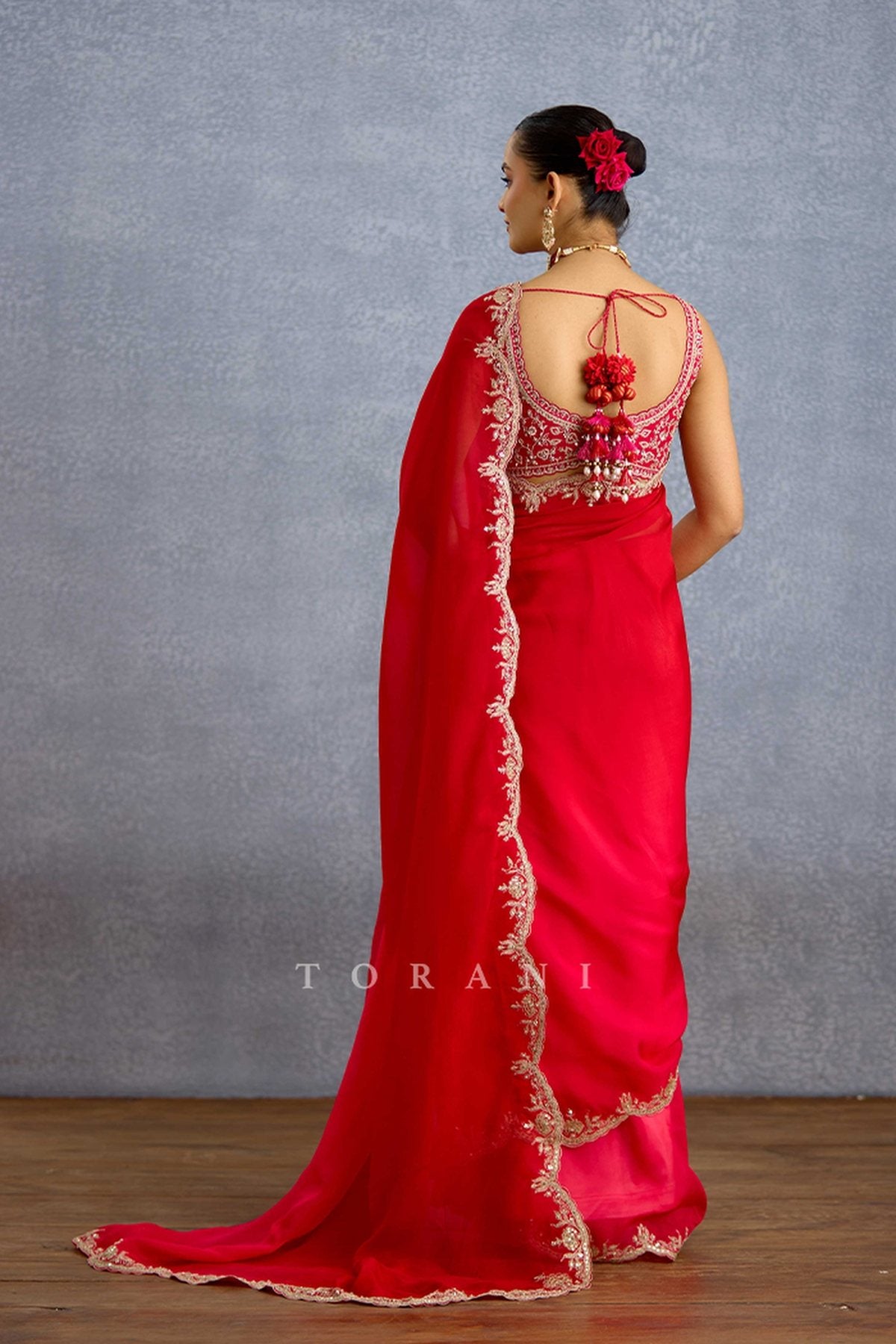 Malka Aab-e-Gulaab Ombre Saree