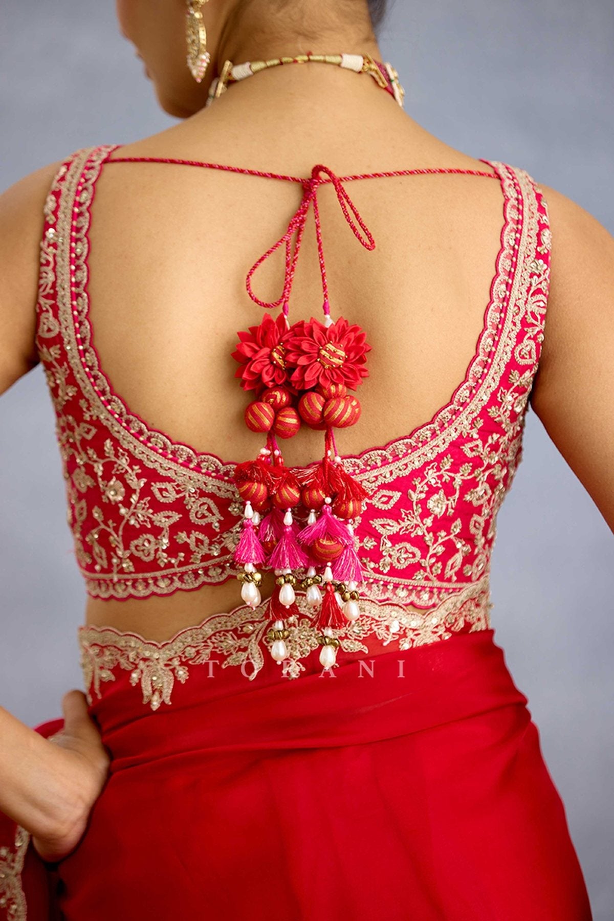 Malka Gulabi Mehraab Blouse