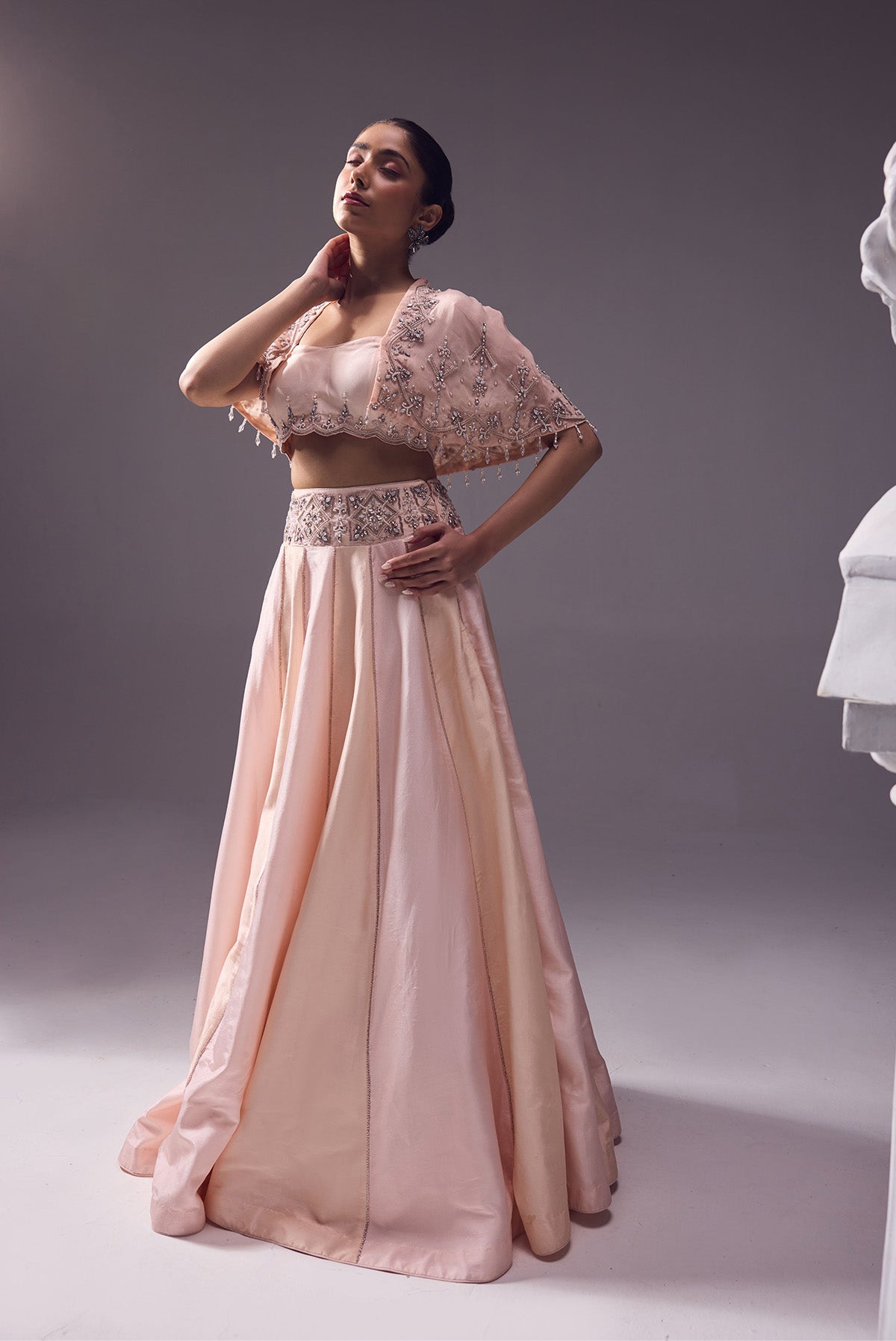 Margaret  Cape Lehenga set