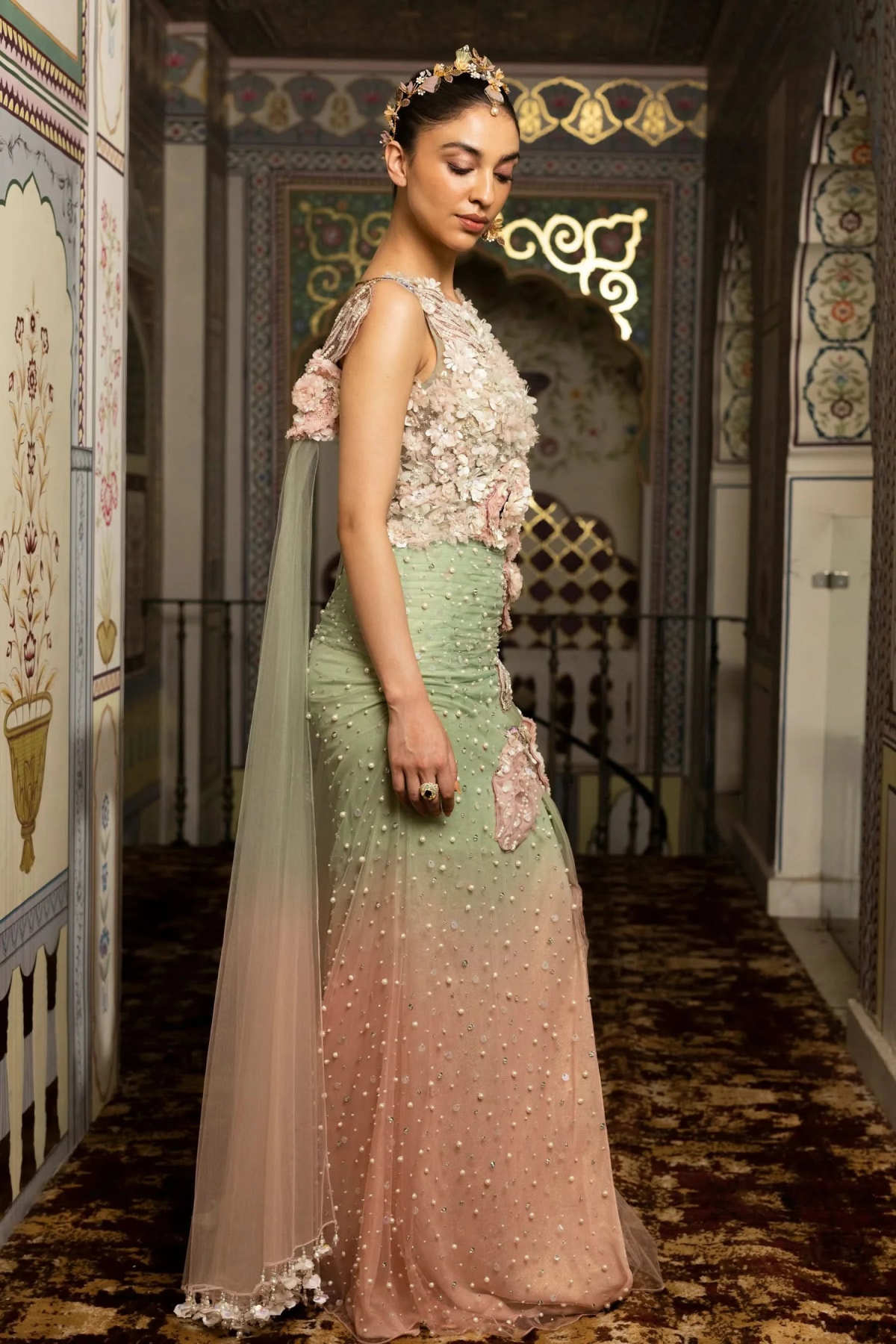 Marica Draped Gown