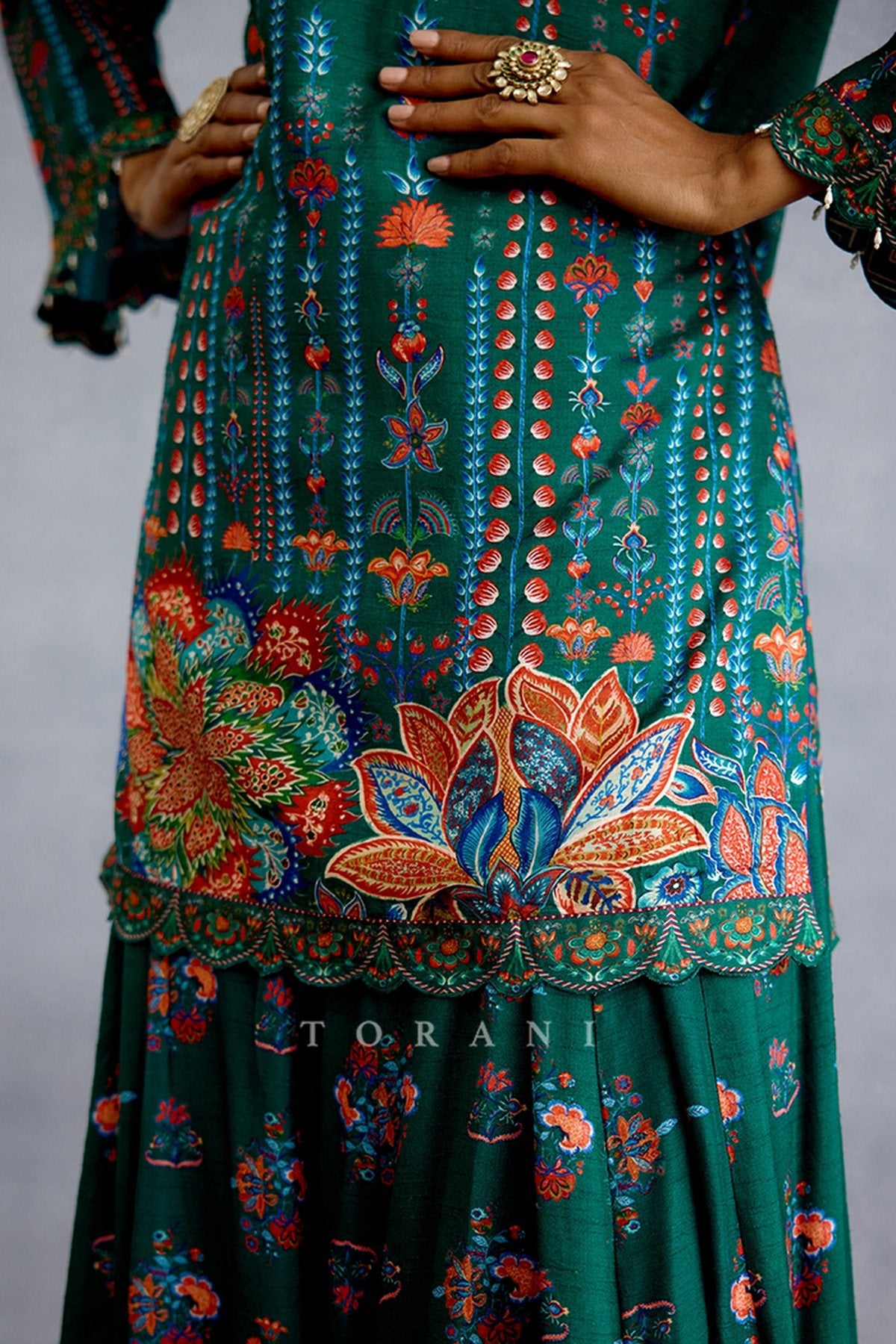 Mayurika Ajanta Sharara Set