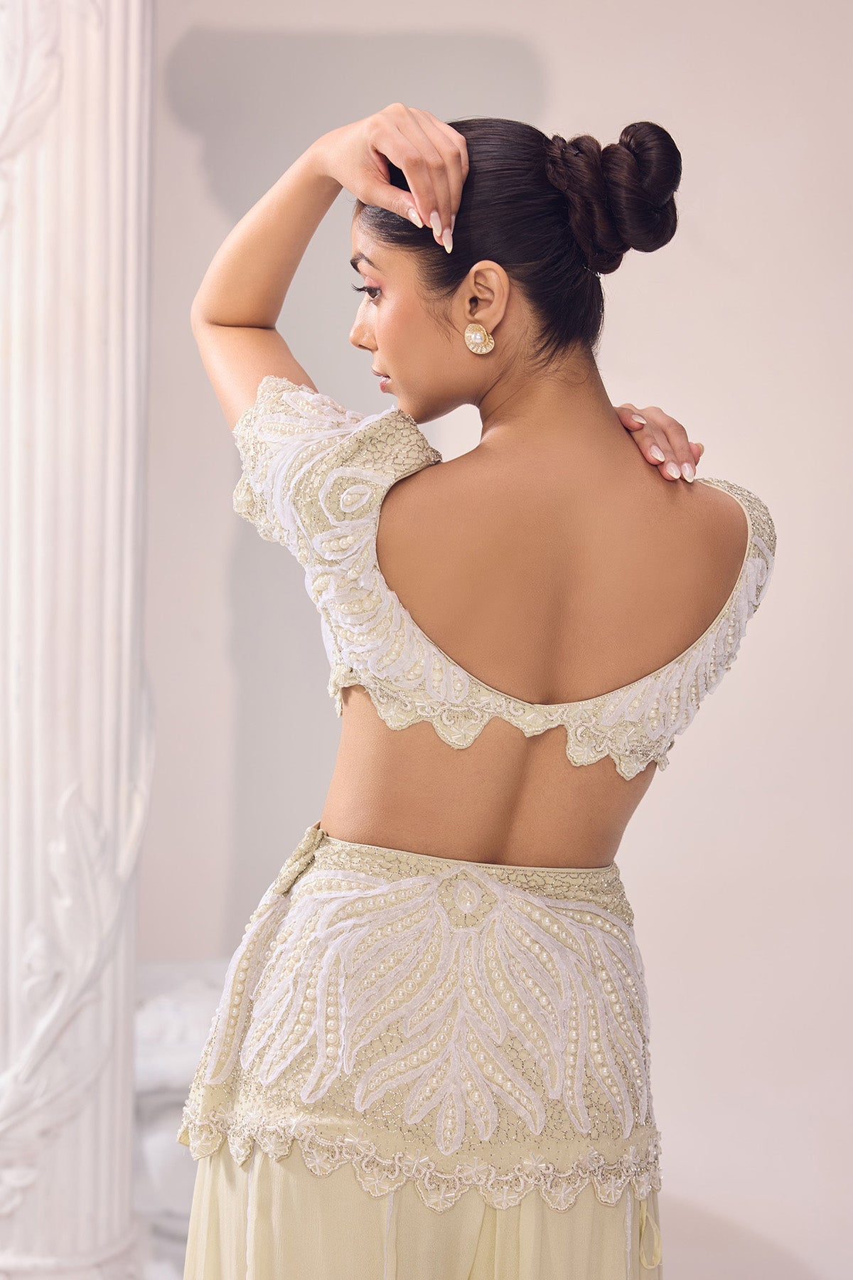 Mehak Ghai in Olivia Peplum Sharara set