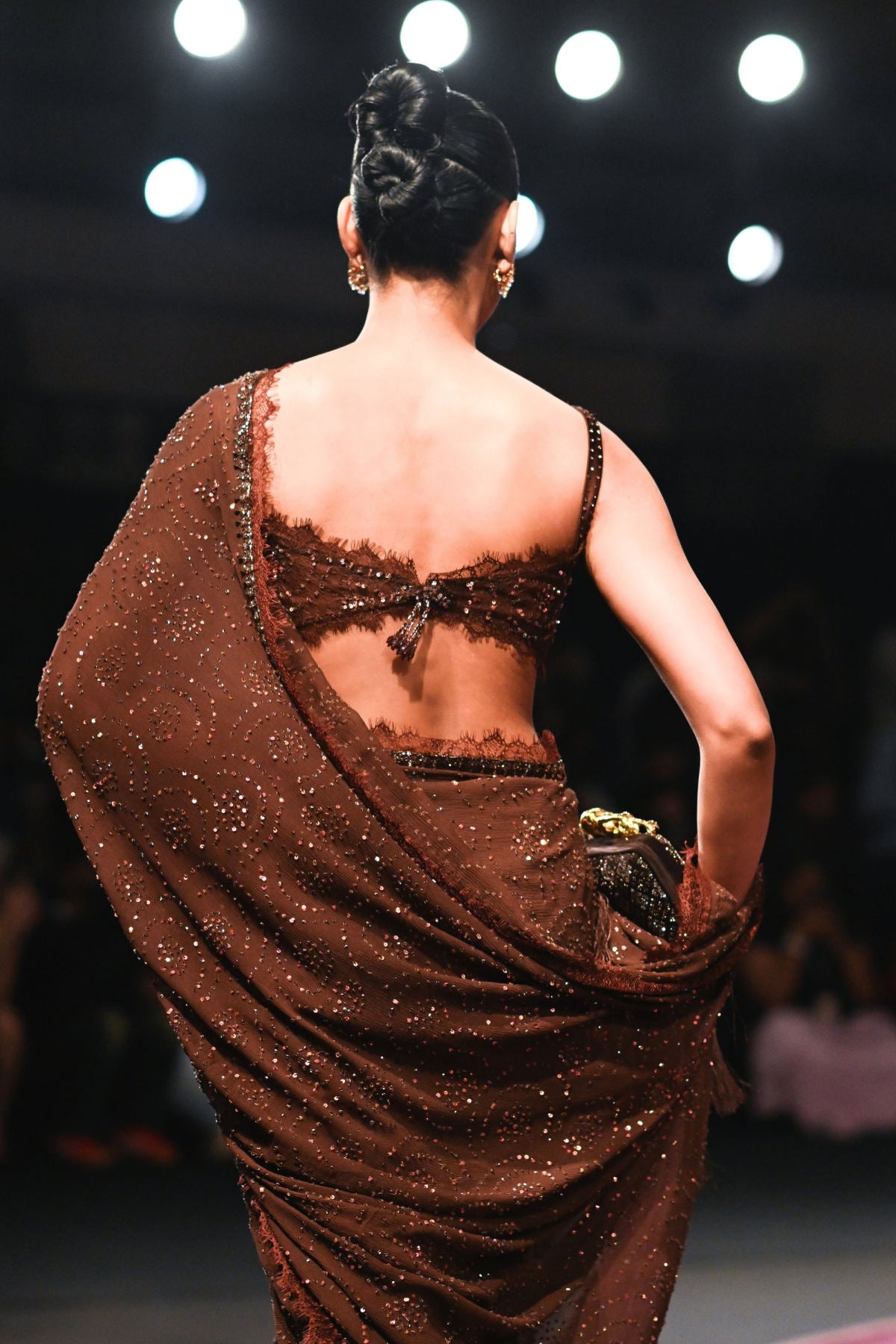 Mocha Noor Saree