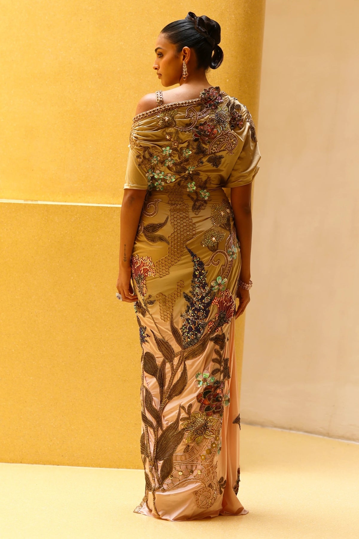 Amani Draped Kaftan Dress