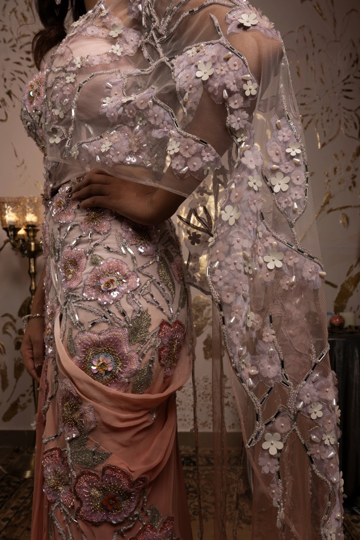 Pansy Pre Draped Saree
